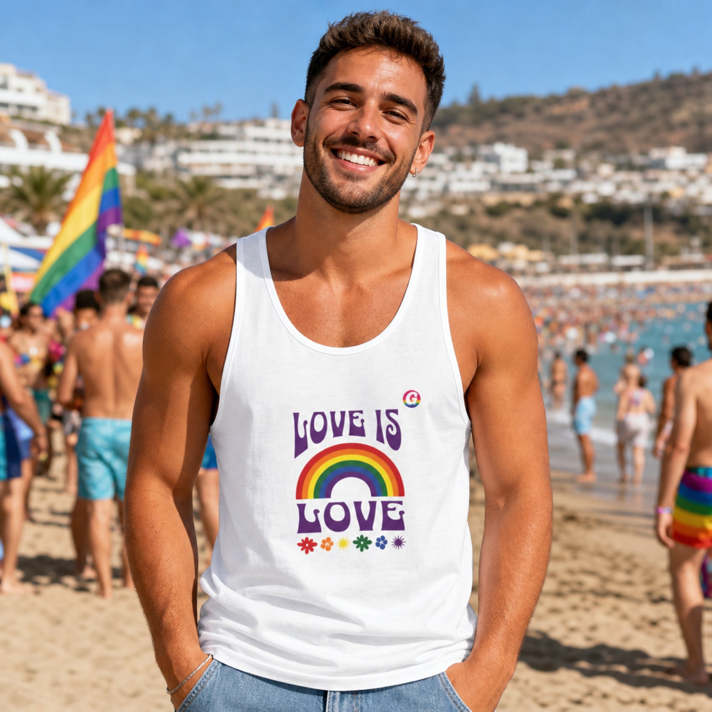 Love Is Love T-Shirt – GayGranCanarias Collab | SkrrtShirt