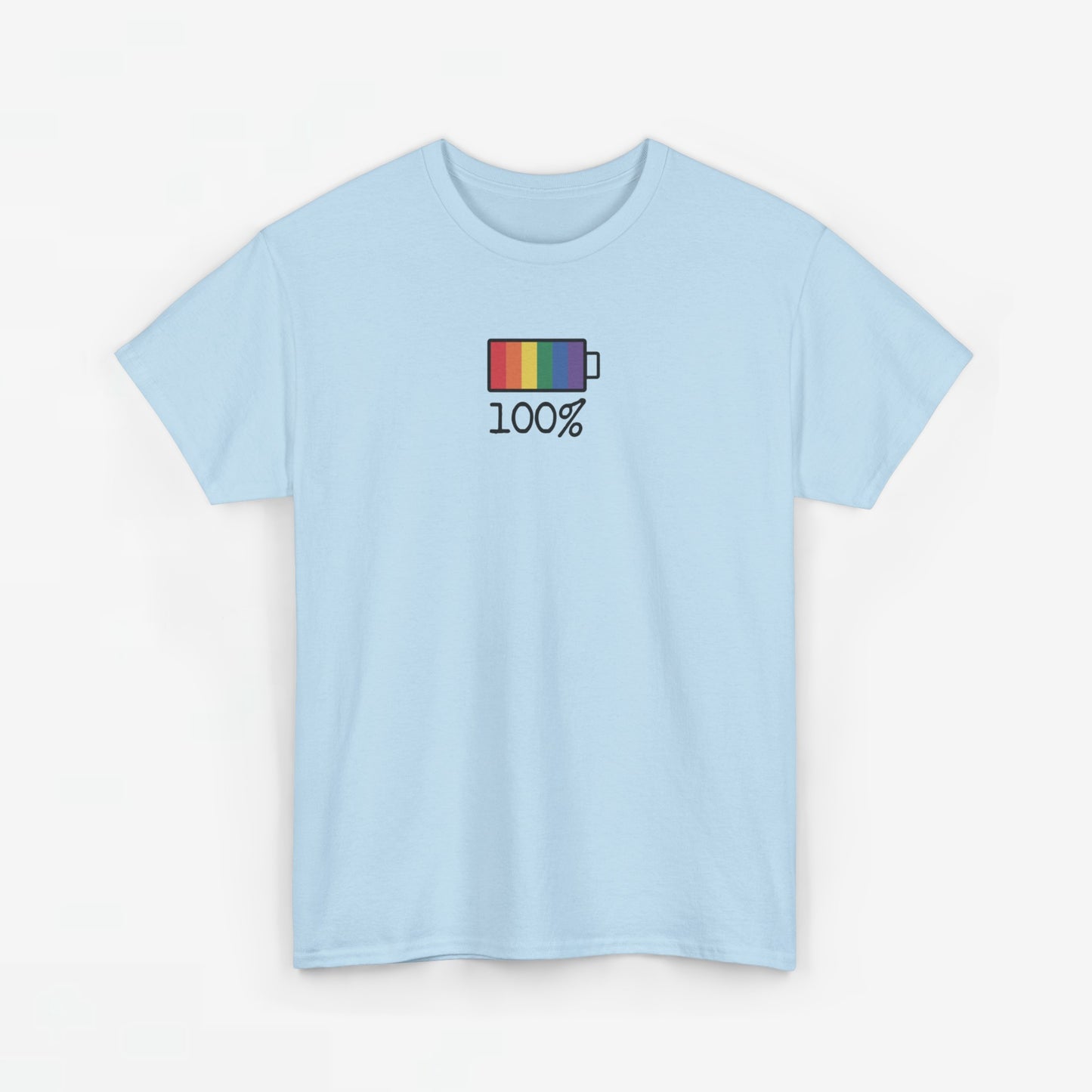 Gay Pride T-shirt - 100% Regenboog - Oversized #33