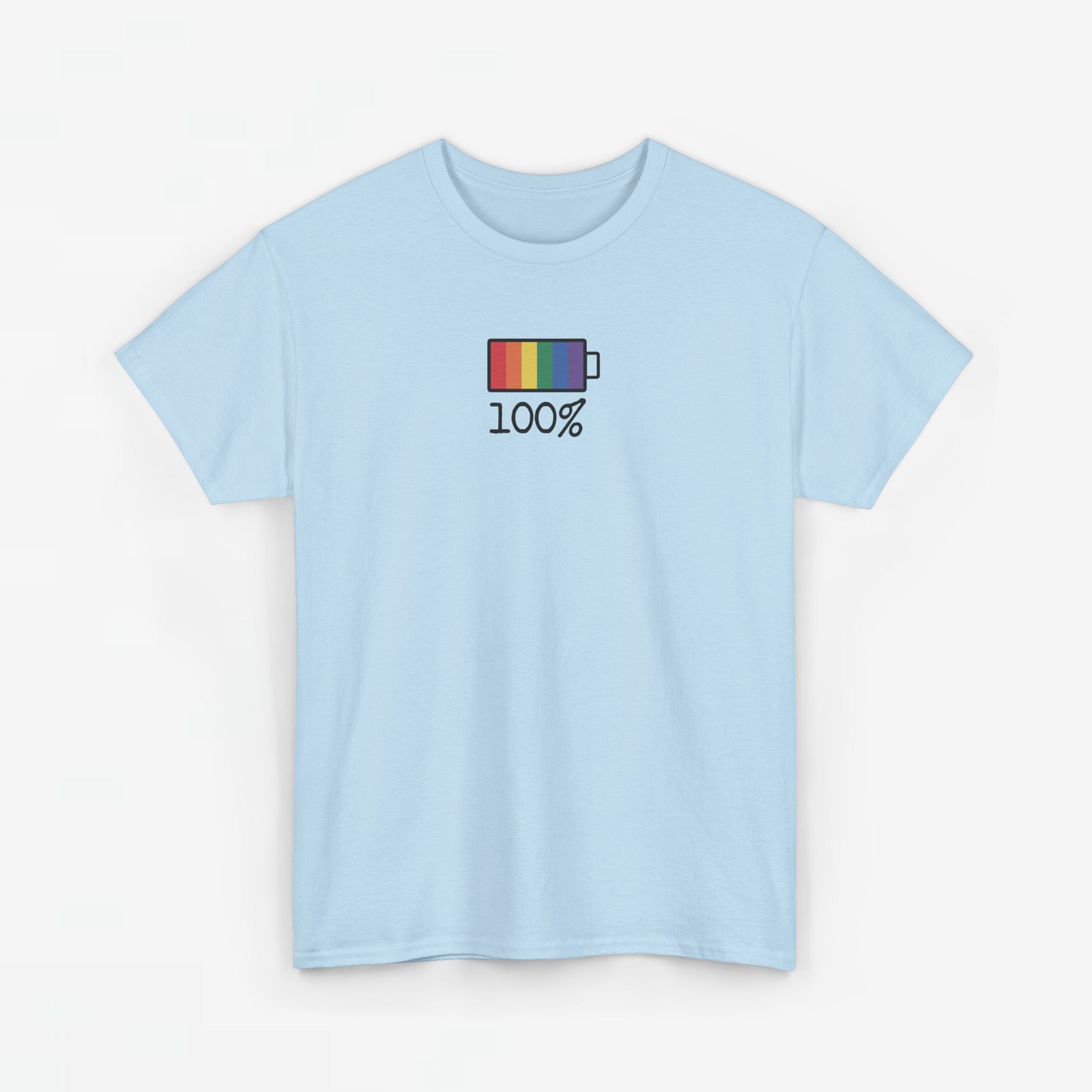 Gay Pride T-shirt - 100% Regenboog - Oversized #33