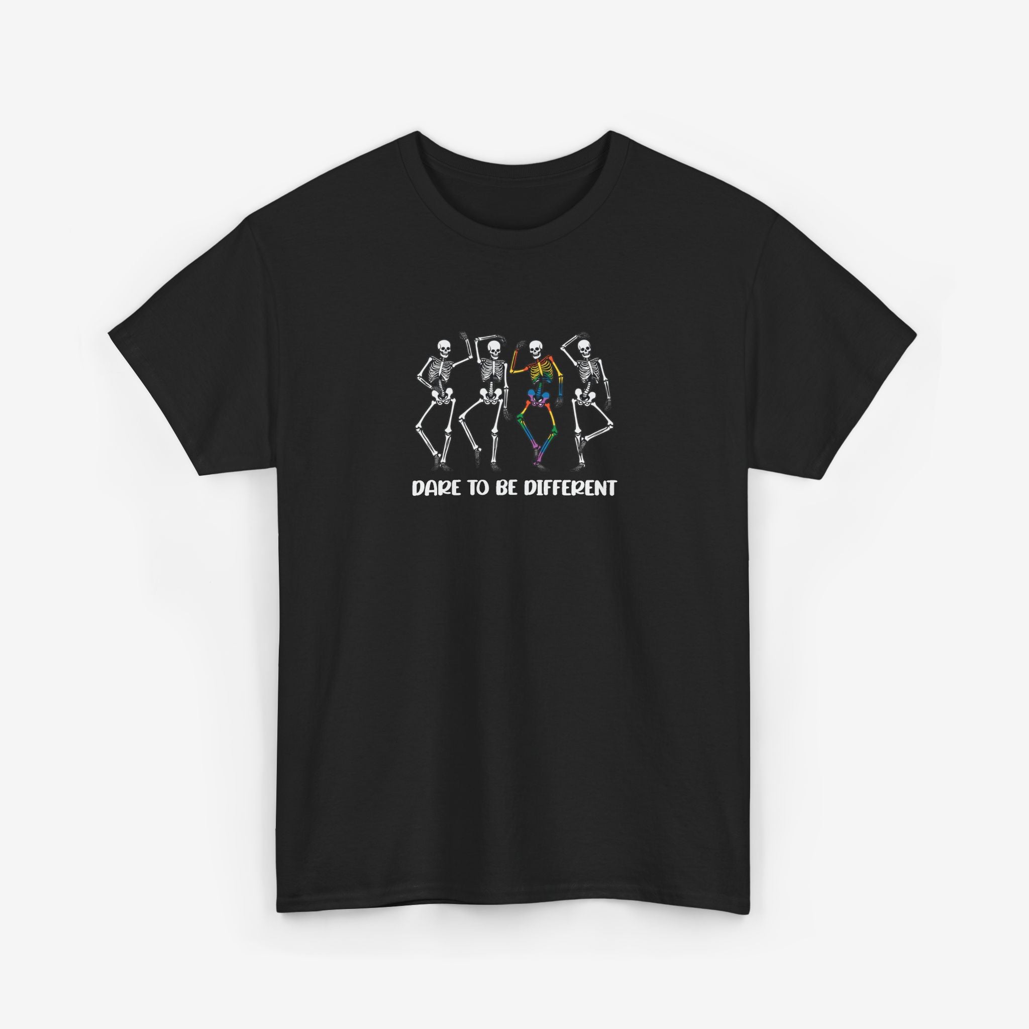 Gay Pride T-shirt - Skelet Dare to be different | SkrrtShirt
