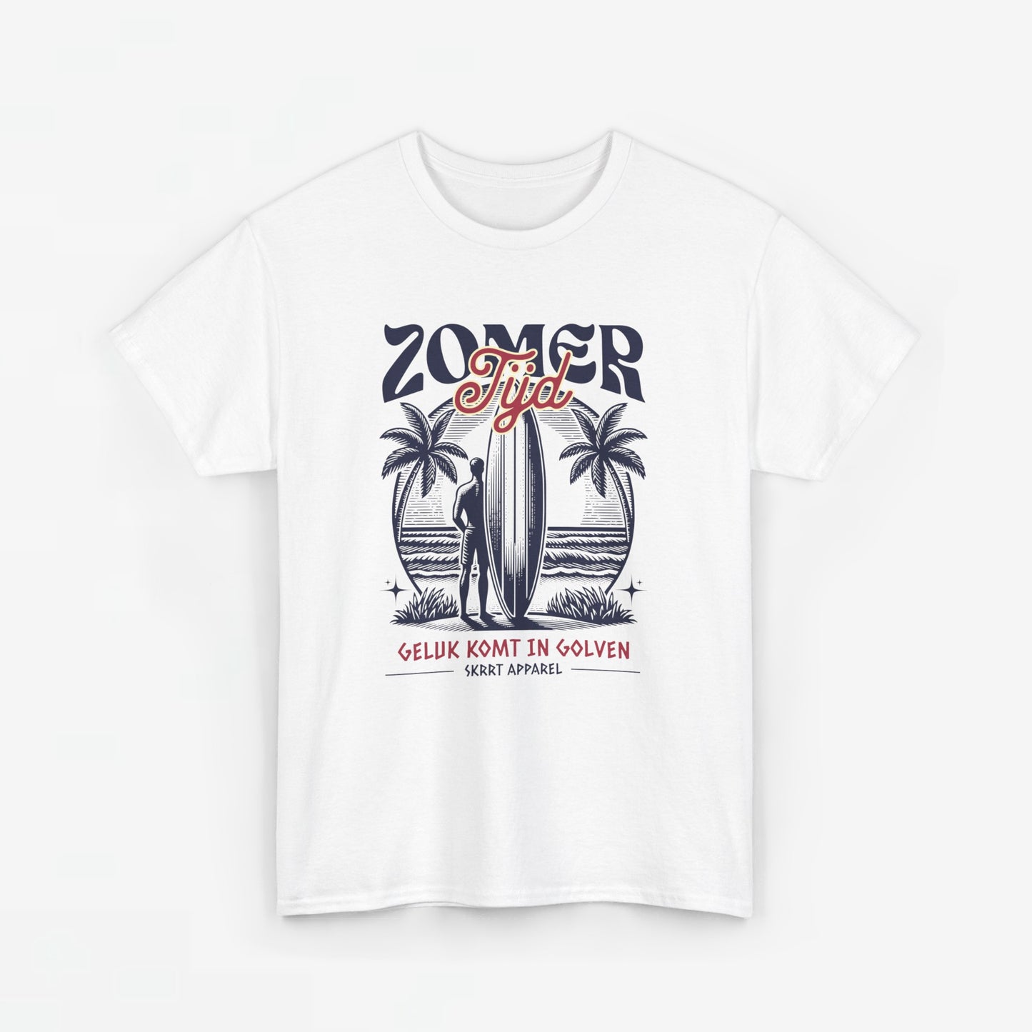 Dames Zomer Oversized T-shirt met print - Zomer Tijd