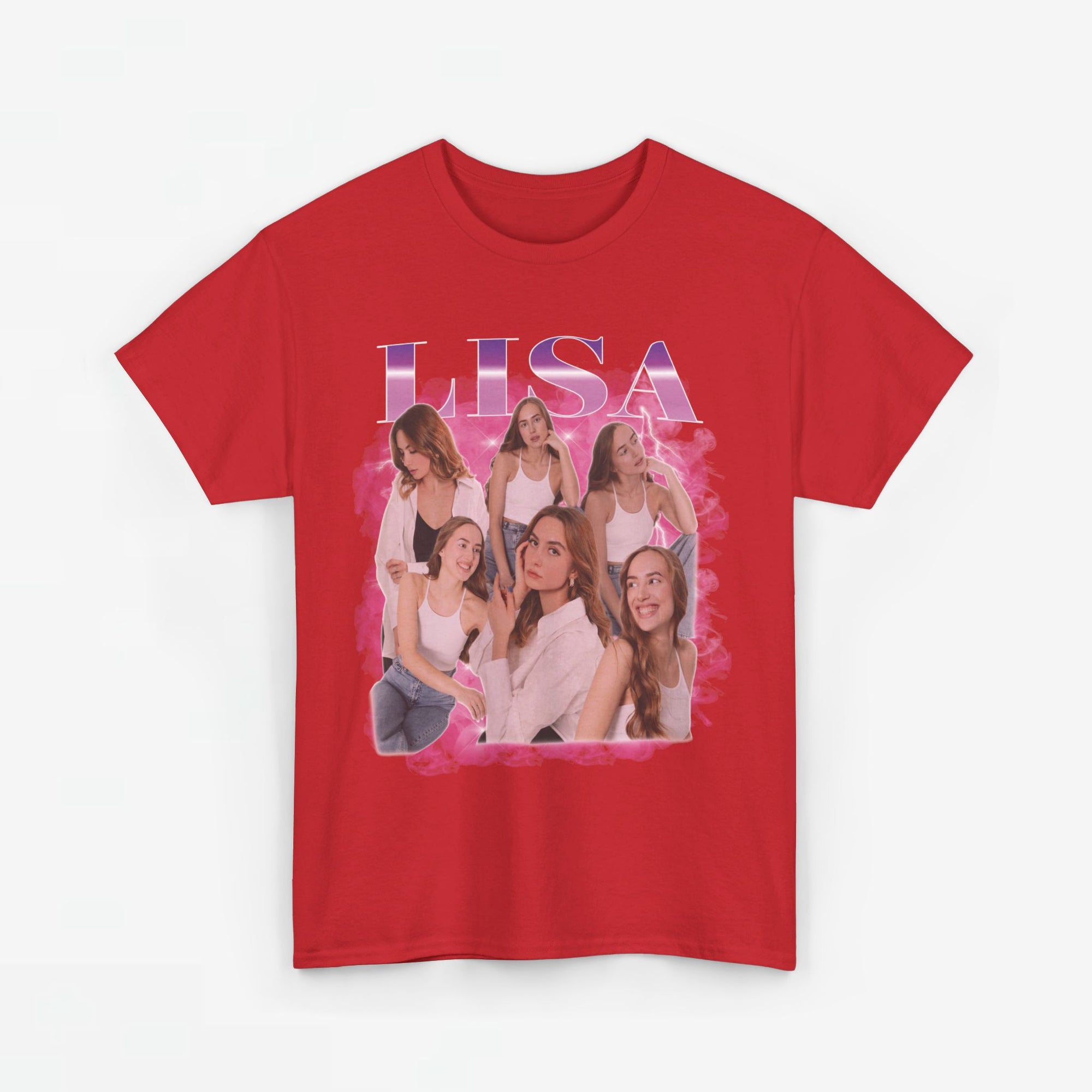Gepersonaliseerde Cadeau - Vriendin/Vrouw Foto T-shirt - Grappige 90s Bootleg Shirt
