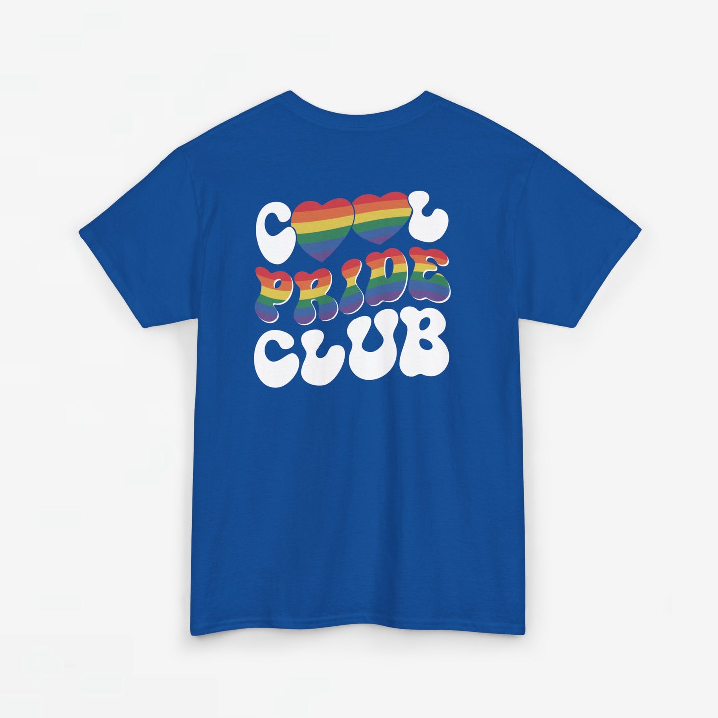 Gay Pride T-shirt - Cool Pride Club - Back Print - Oversized #21