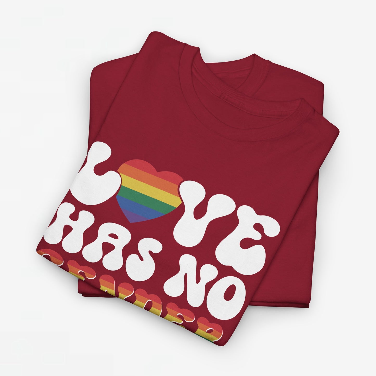 Gay Pride T-shirt - Love Has No Gender - Oversized #20