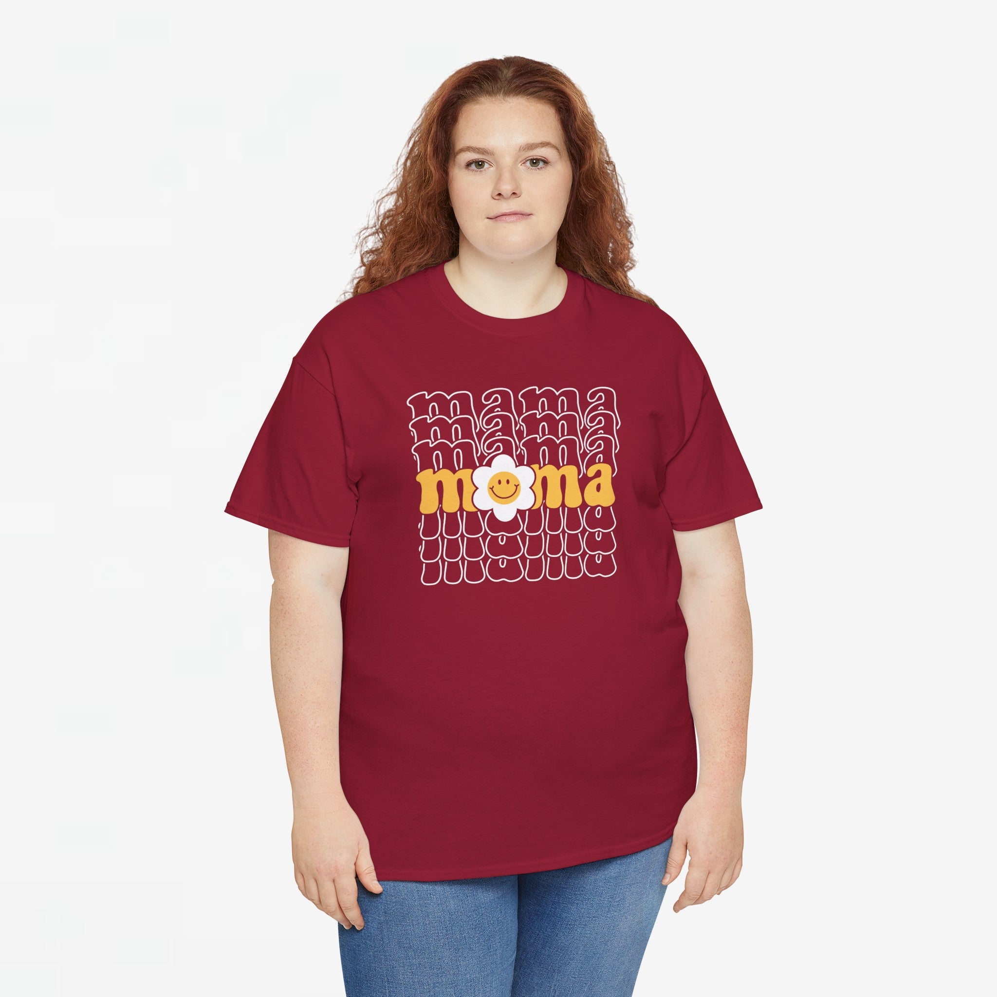 Moederdag Mama Cadeau - T-shirt - Happy Mama - Oversized - #33