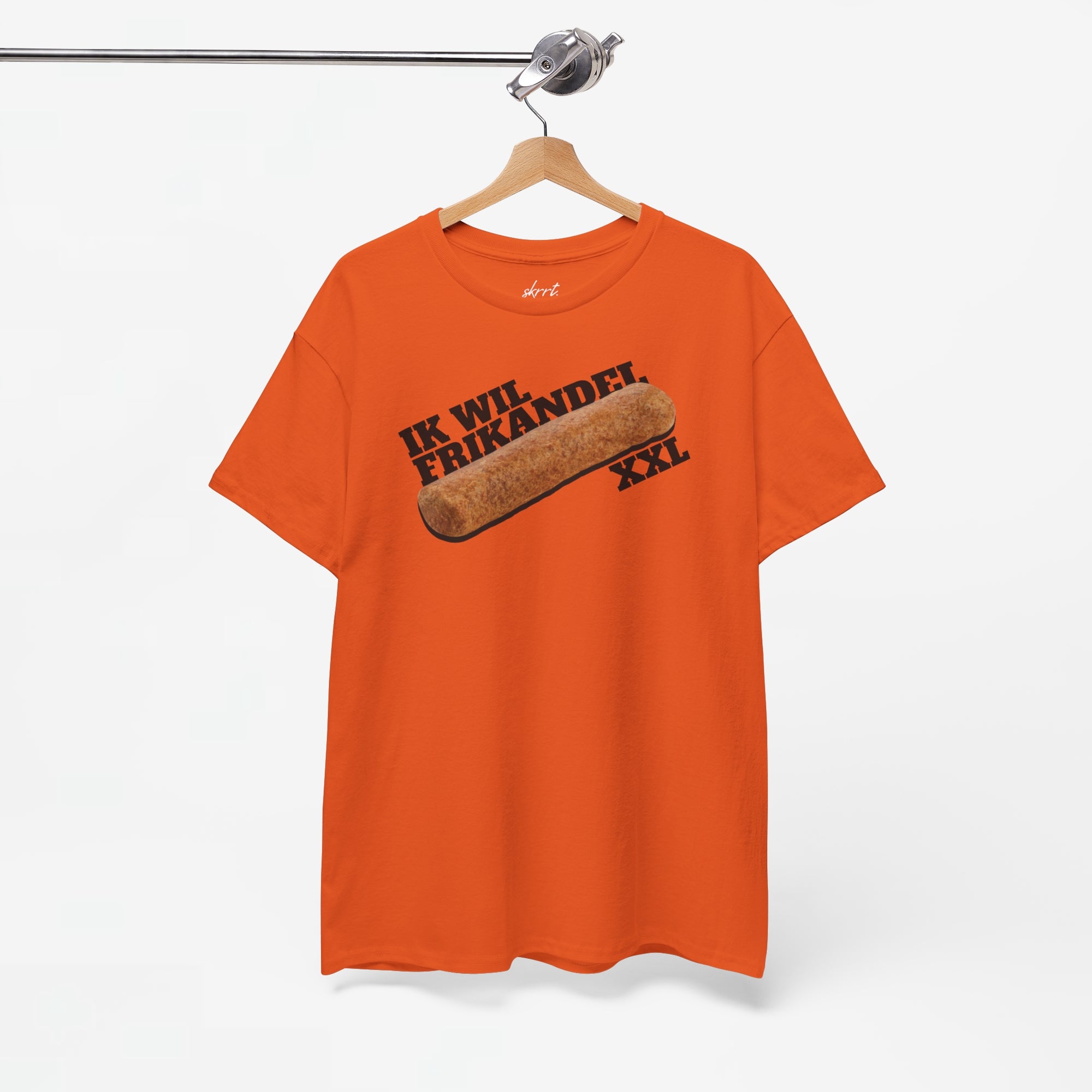 Ik wil Frikandel XXL | Front Print | Koningsdag T-shirt | Oversized