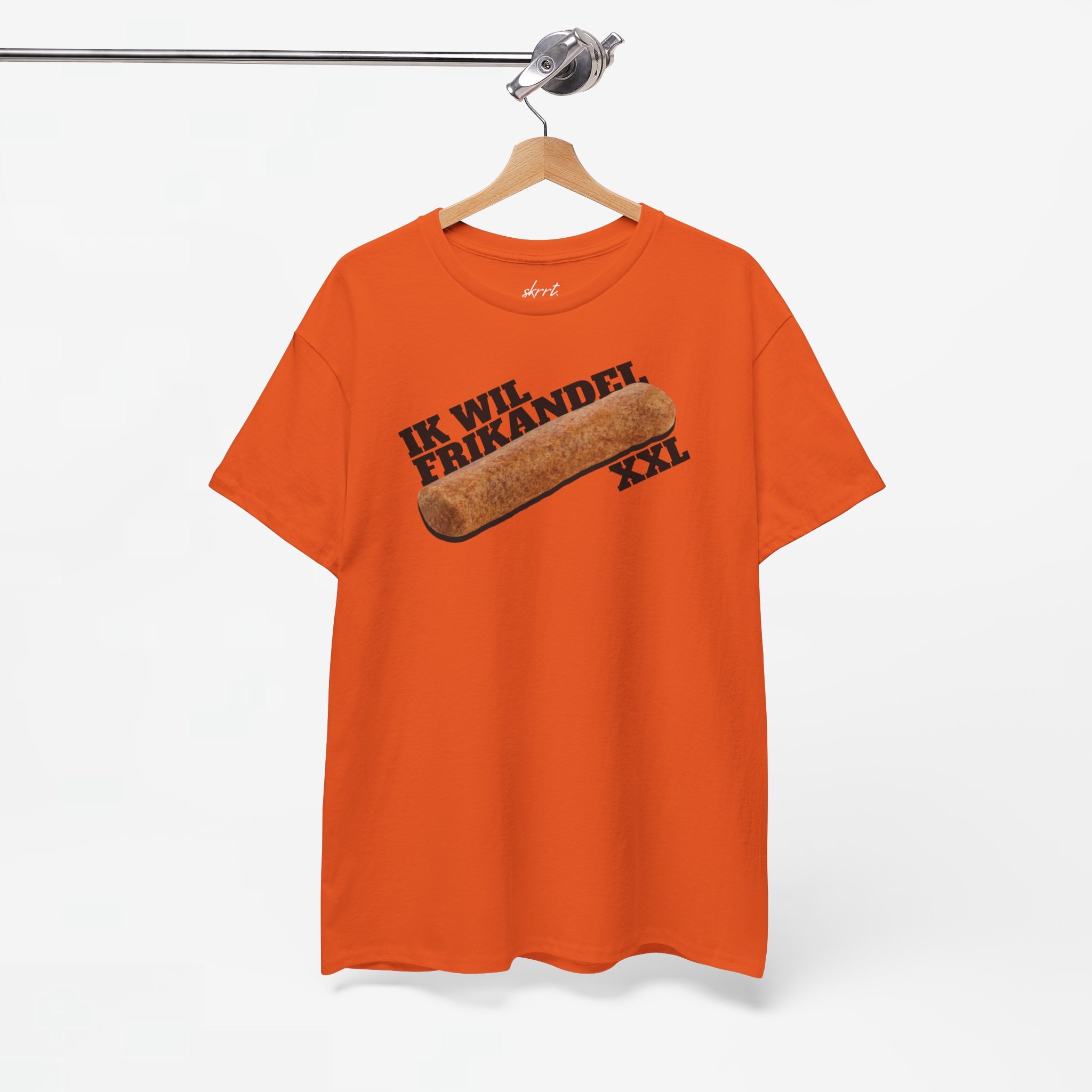 Ik wil Frikandel XXL | Front Print | Koningsdag T-shirt | Oversized