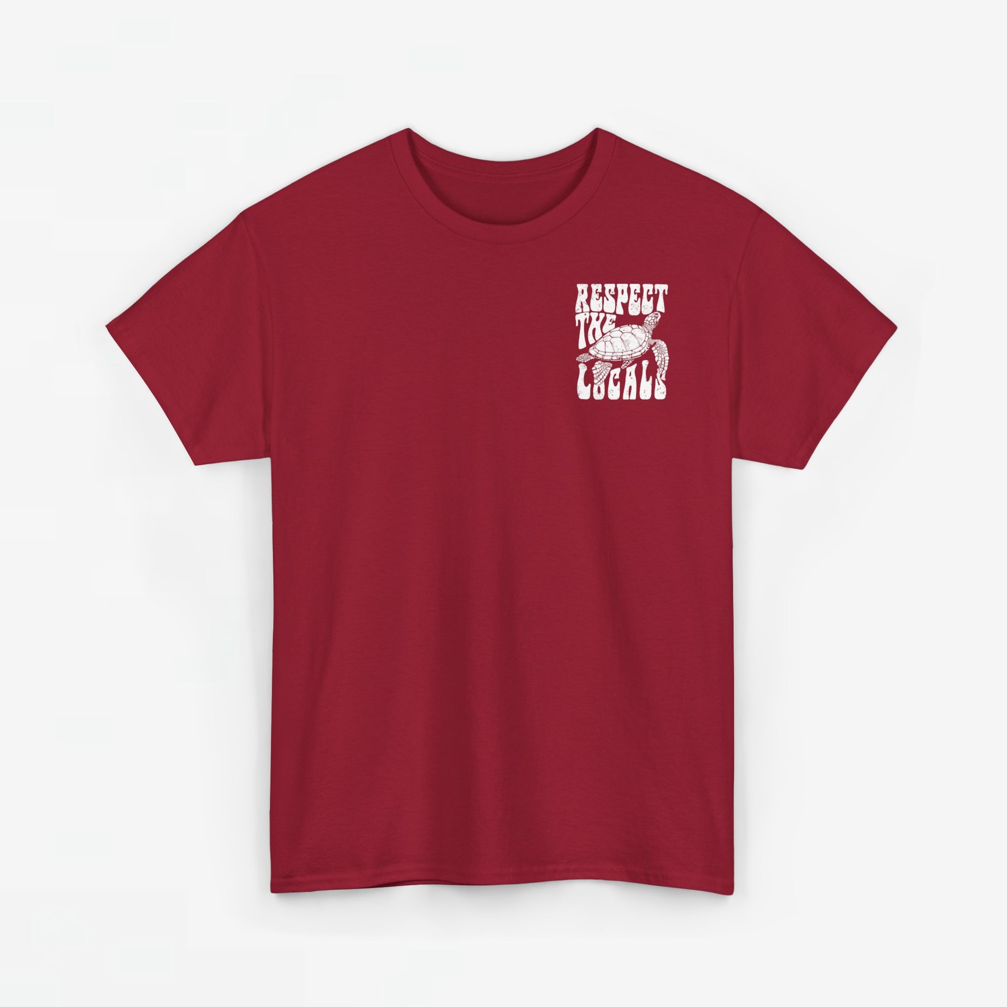 Zomer T-shirt voor Heren - Skrrtshirt Zomervakantie Oversized Tee #12 - Respect the locals
