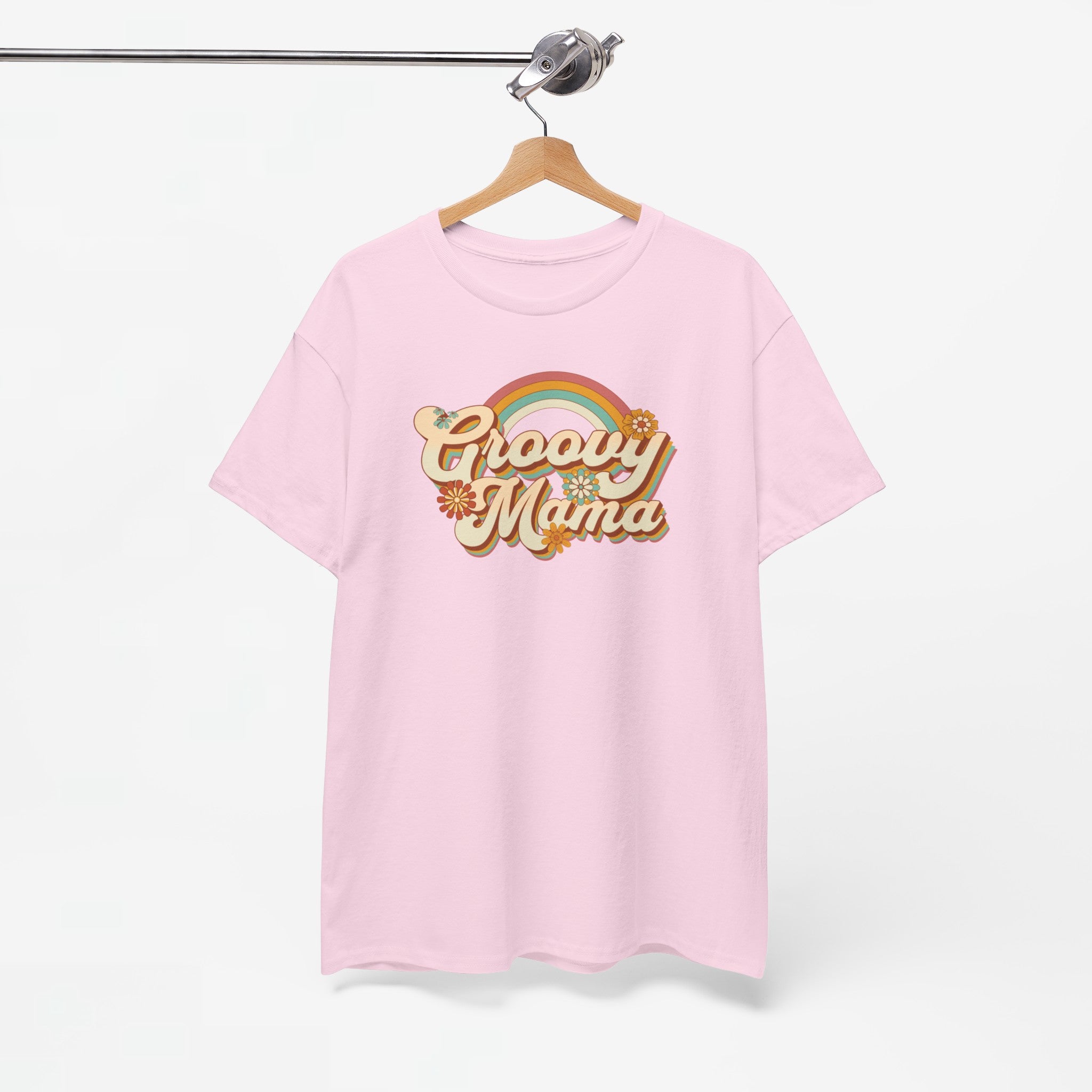 Moederdag Mama Cadeau - T-shirt - Groovy Mama - Oversized - #76
