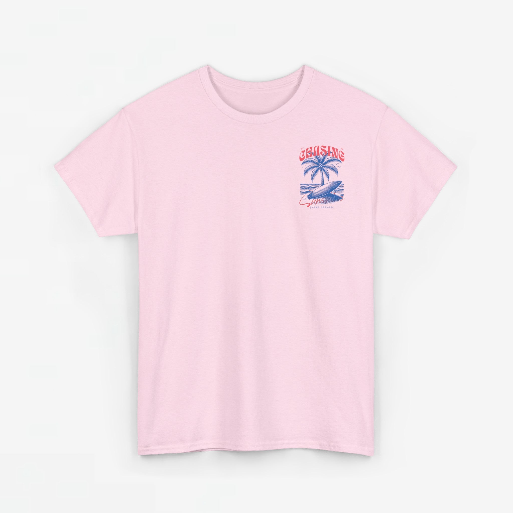 Zomer T-shirt voor Dames - Skrrtshirt Zomervakantie Oversized Tee #6 - Chasing Sunshine