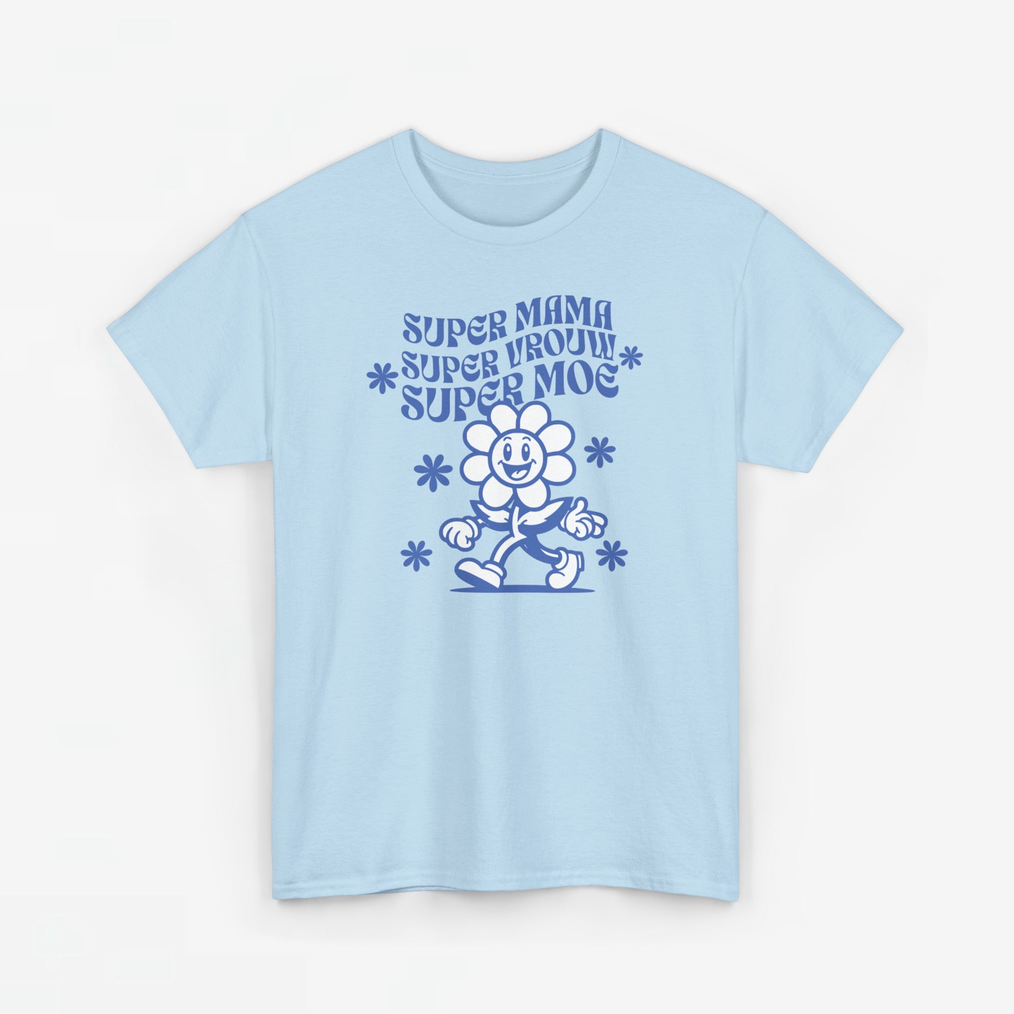 Moederdag Mama Cadeau - T-shirt - Super Mama, Super Vrouw, Super Moe - Oversized - #85