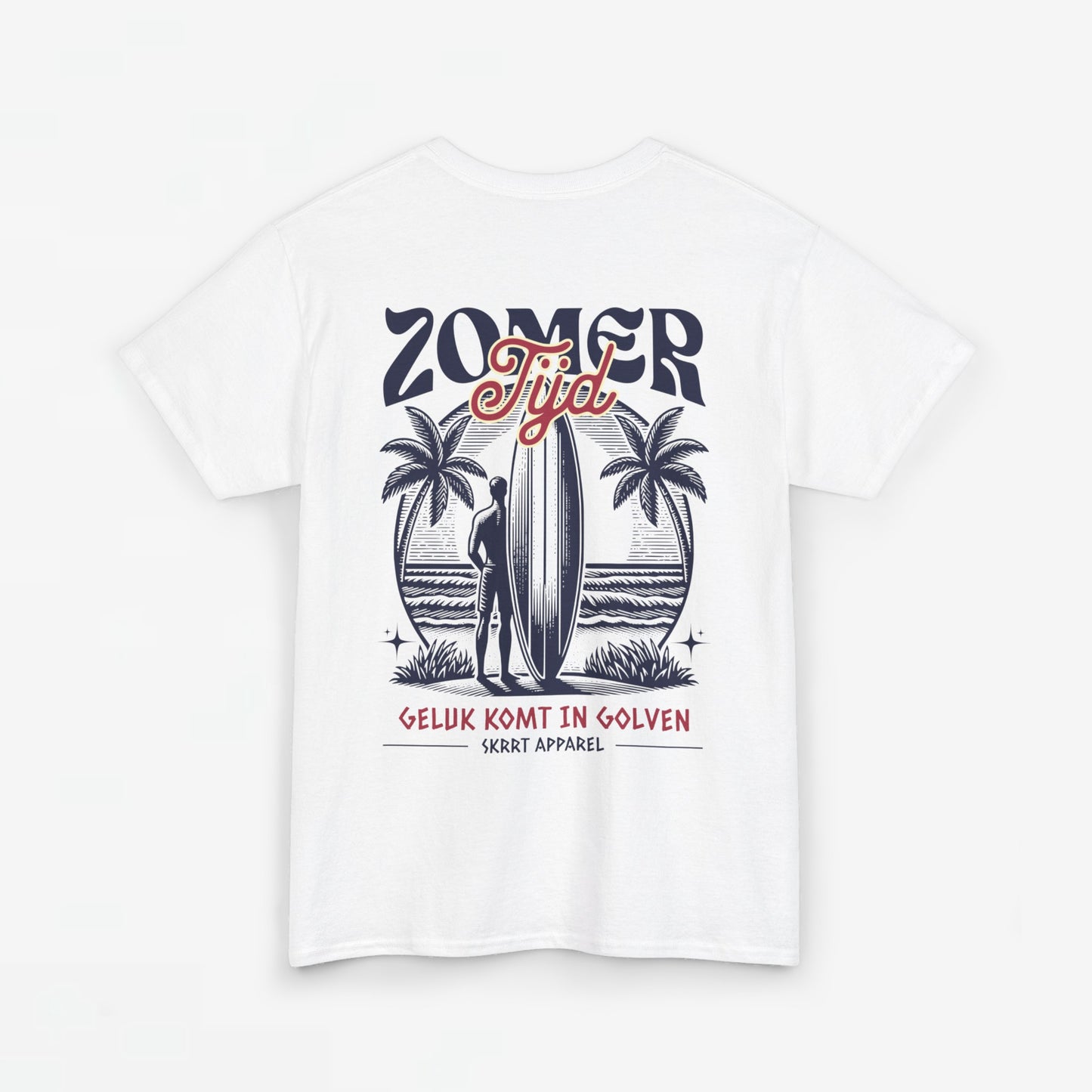 Zomer T-shirt voor Dames - Skrrtshirt Zomervakantie Oversized Tee #4- Zomer Tijd