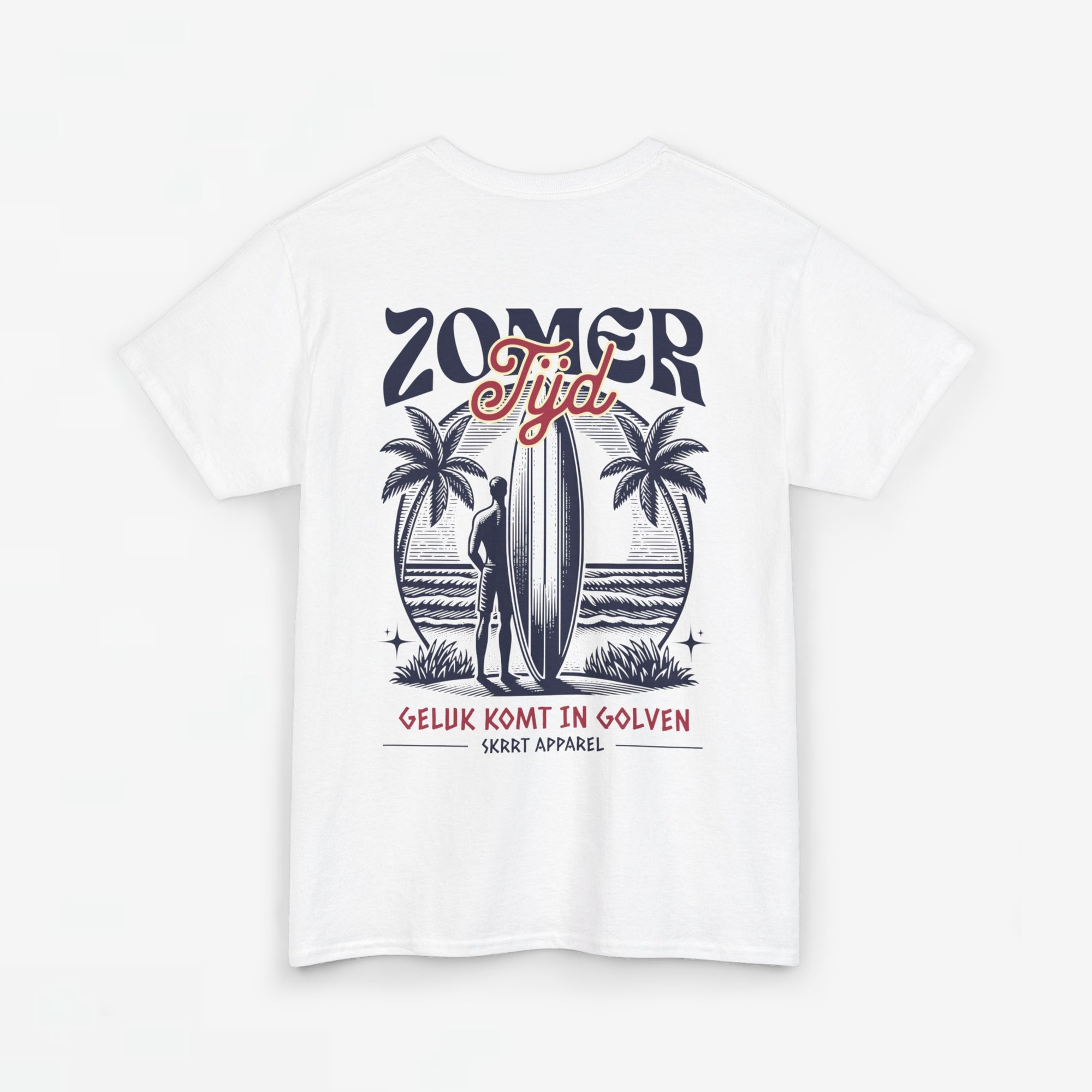 Zomer T-shirt voor Heren - Skrrtshirt Zomervakantie Oversized Tee #4- Zomer Tijd