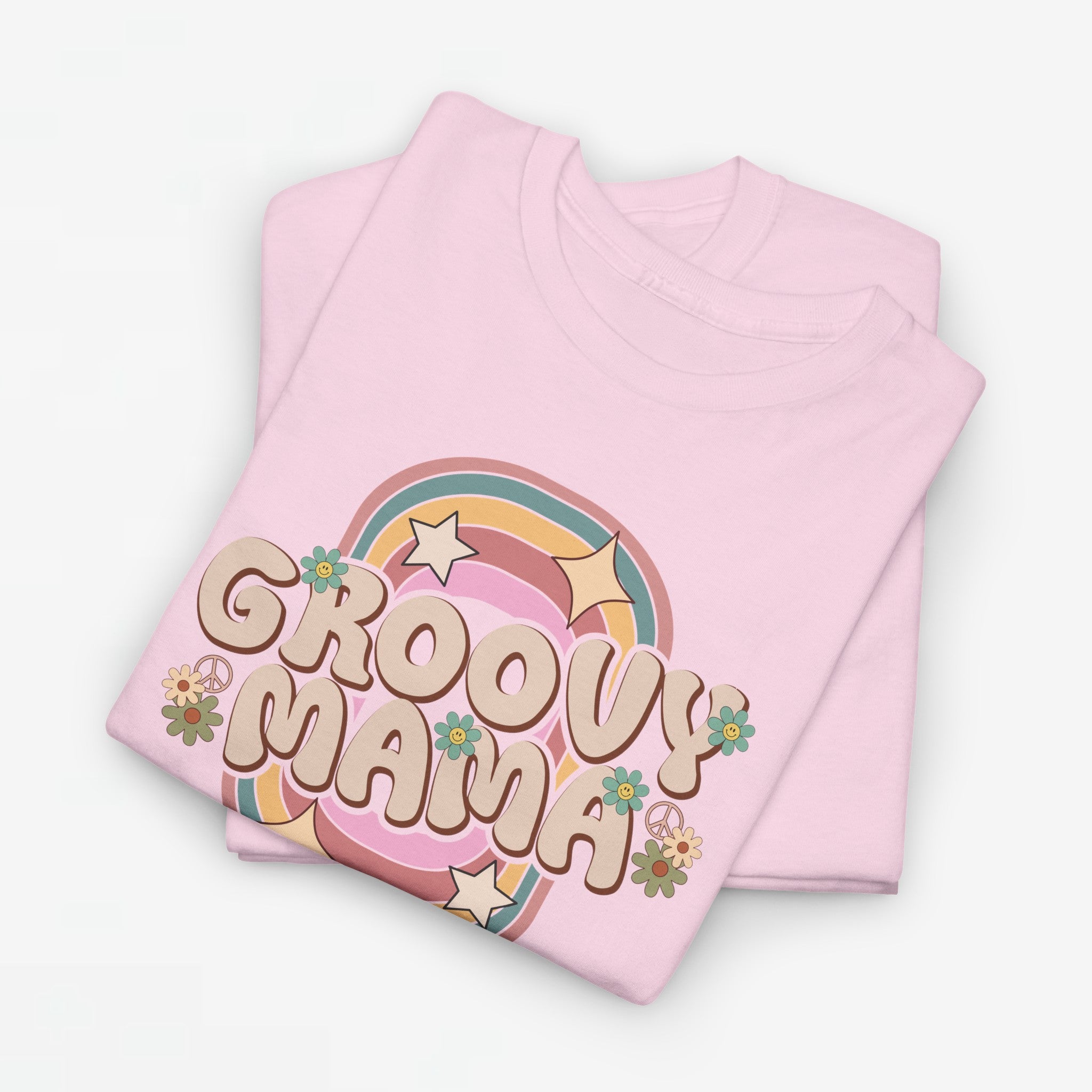 Moederdag Mama Cadeau - T-shirt - Groovy Mama - Oversized - #45