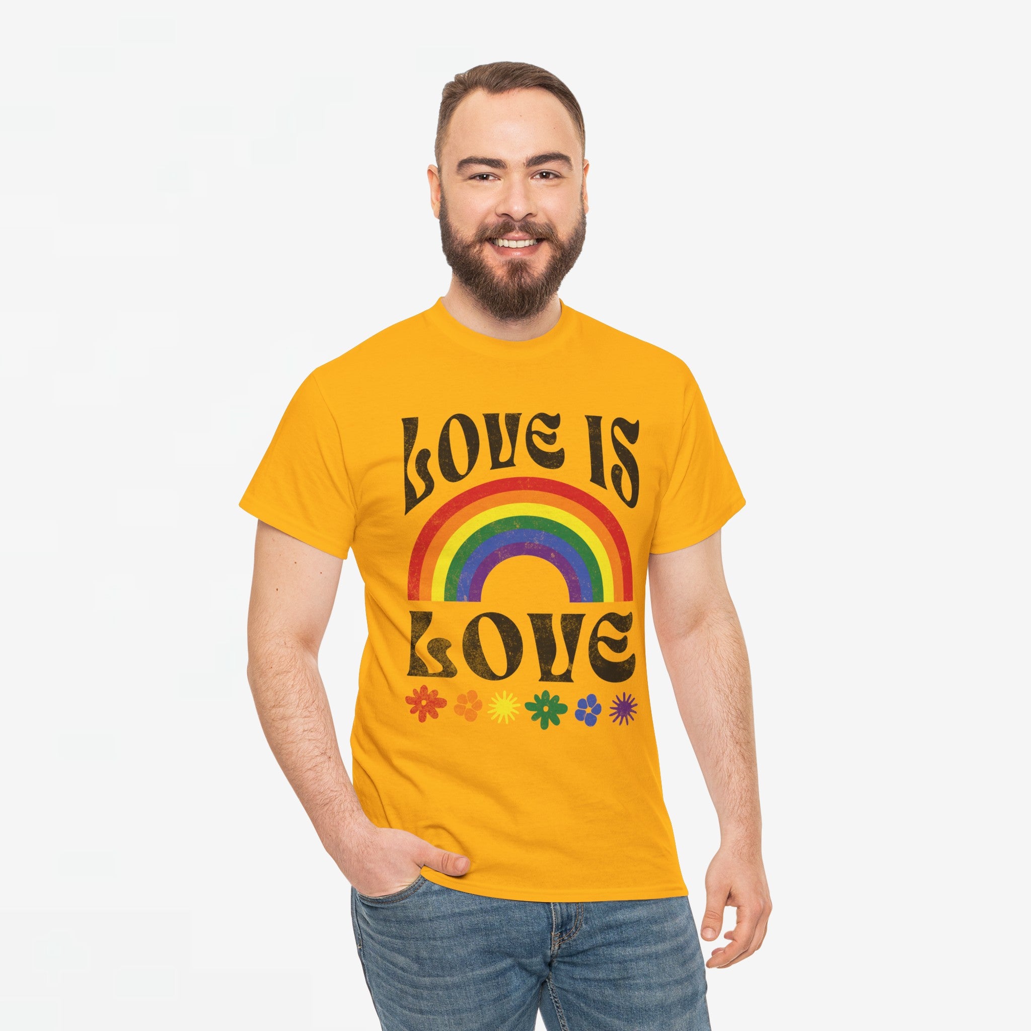 Gay Pride T-shirt - Love is love- Oversized #53