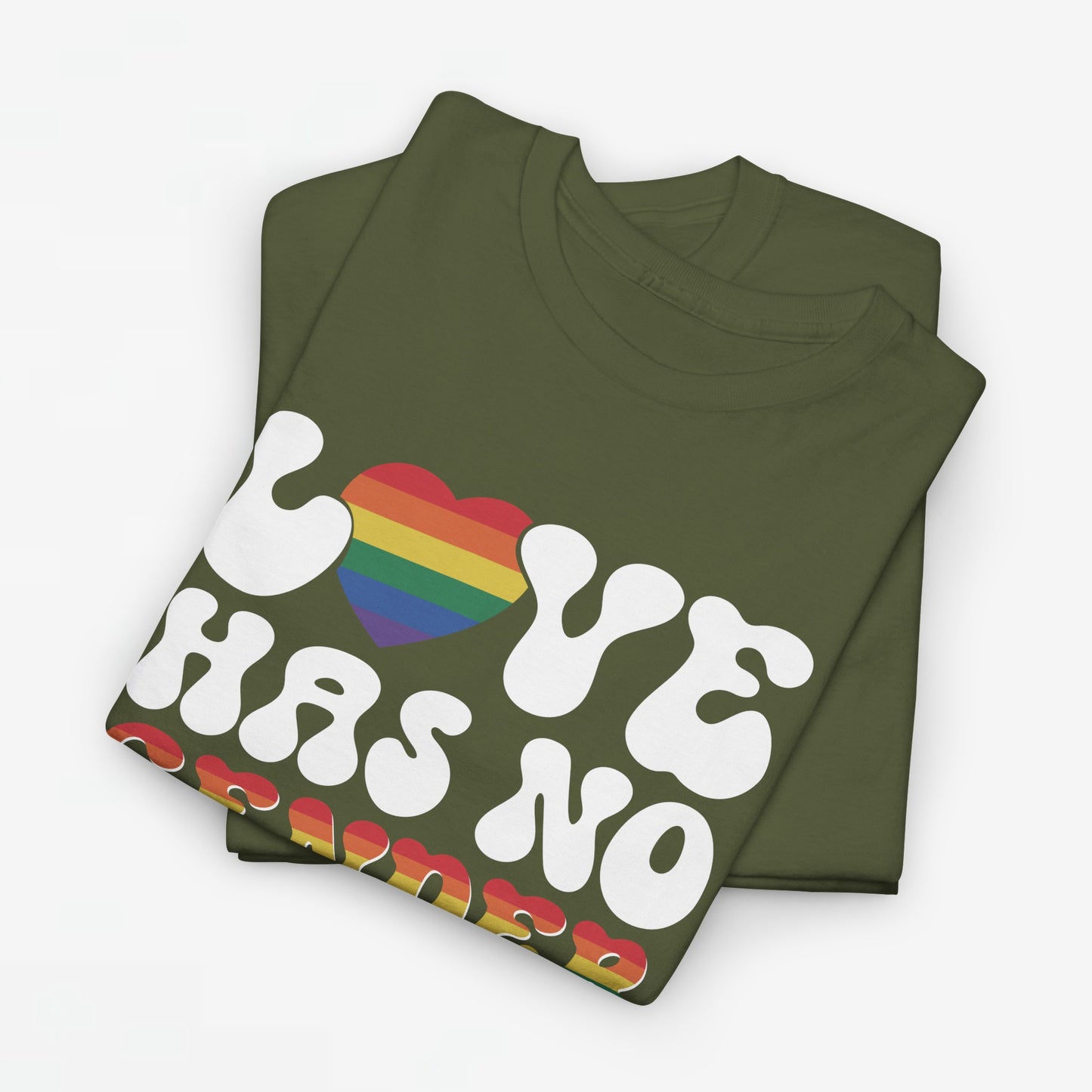 Gay Pride T-shirt - Love Has No Gender - Oversized #20