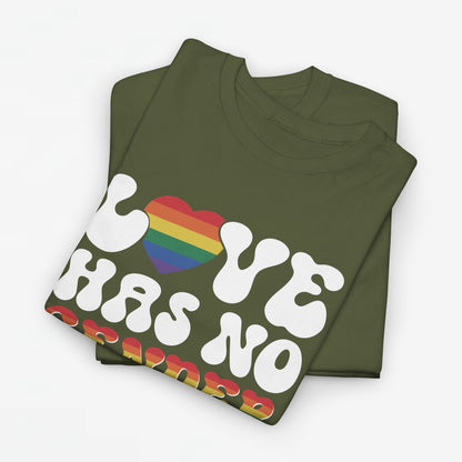 Gay Pride T-shirt - Love Has No Gender - Oversized #20