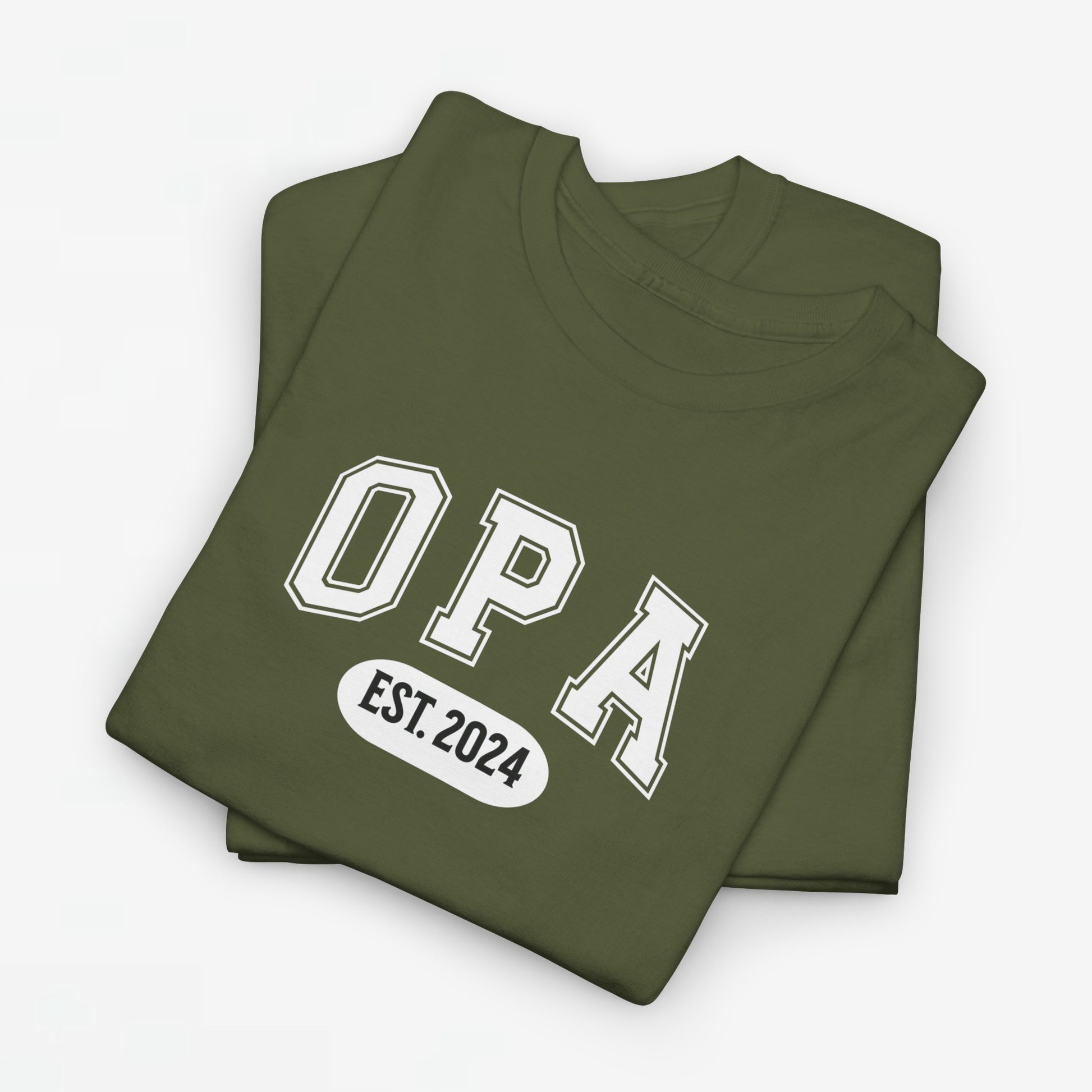 Gepersonaliseerde Vaderdag Papa Cadeau - T-shirt - Opa - EST [Jaar]