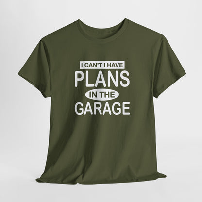 Vaderdag Papa Cadeau - T-shirt - I can't, I have plans in the garage - Oversized #51