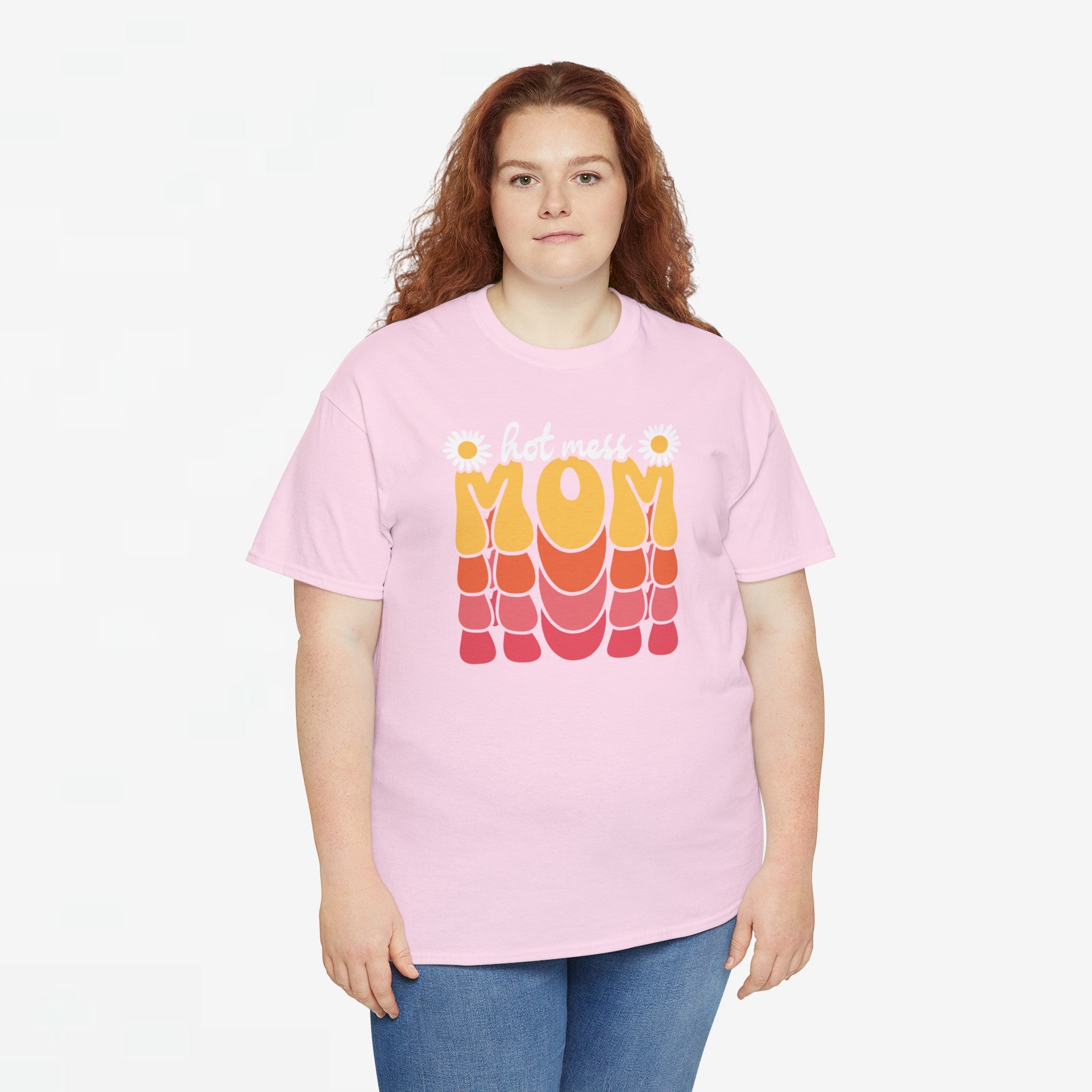 Moederdag Mama Cadeau - T-shirt - Hot Mess Mom - Oversized - #31