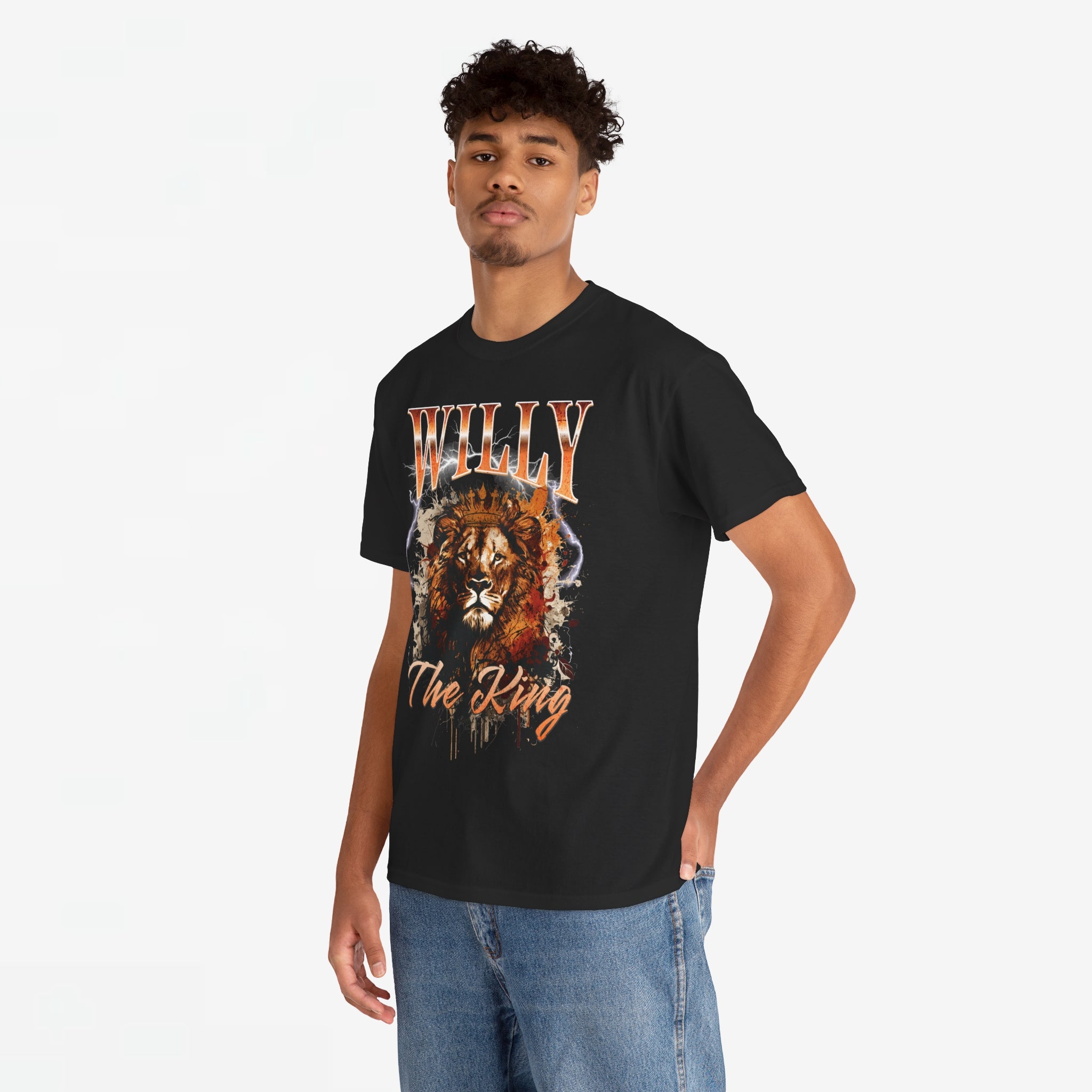 Willy The King 90s Vintage Bootleg | Front Print | Koningsdag T-shirt | Retro | Oversized