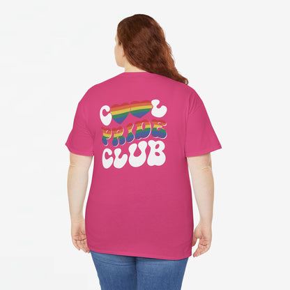 Gay Pride T-shirt - Cool Pride Club - Back Print - Oversized #21