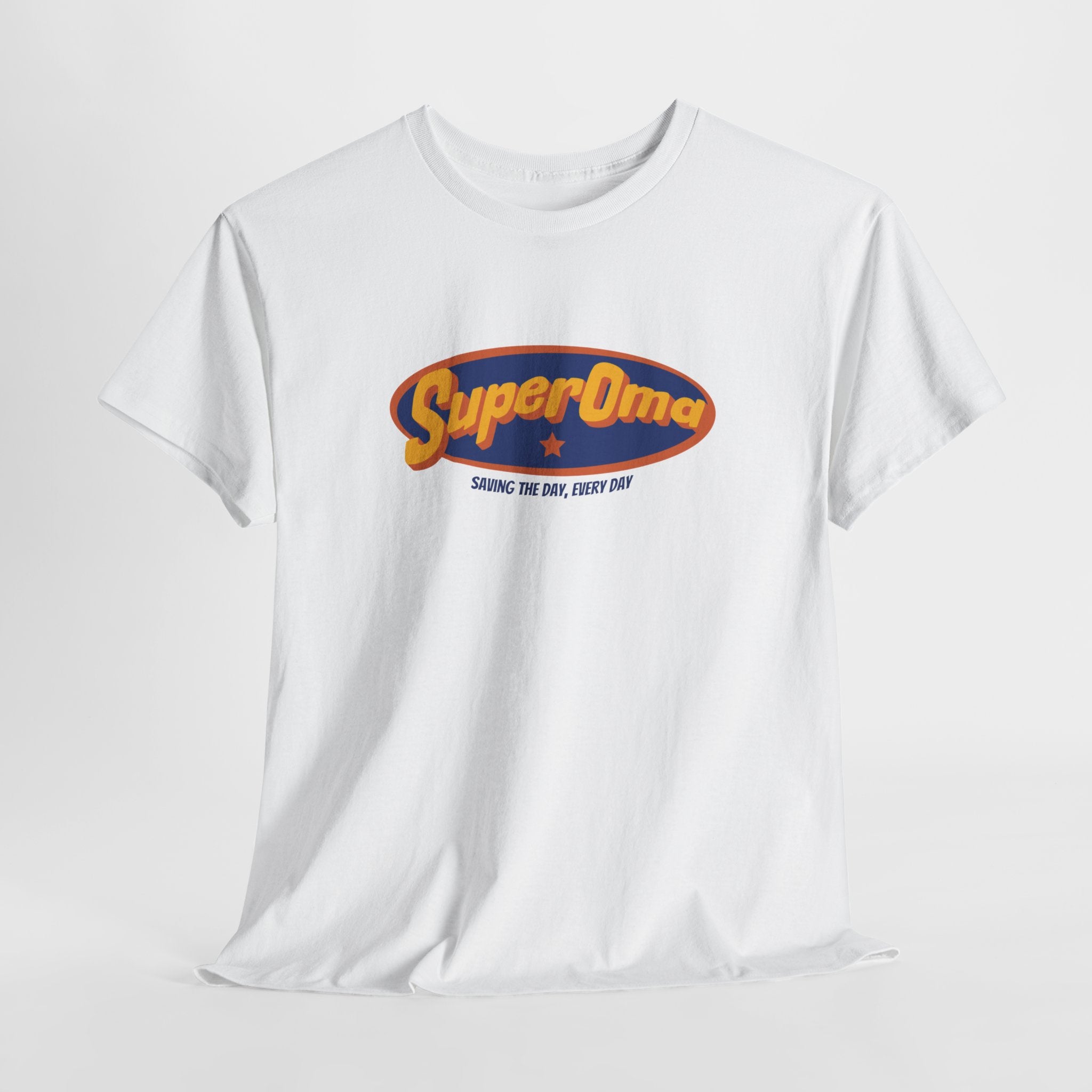 Moederdag Mama Cadeau - T-shirt - Super Oma - Oversized - #71