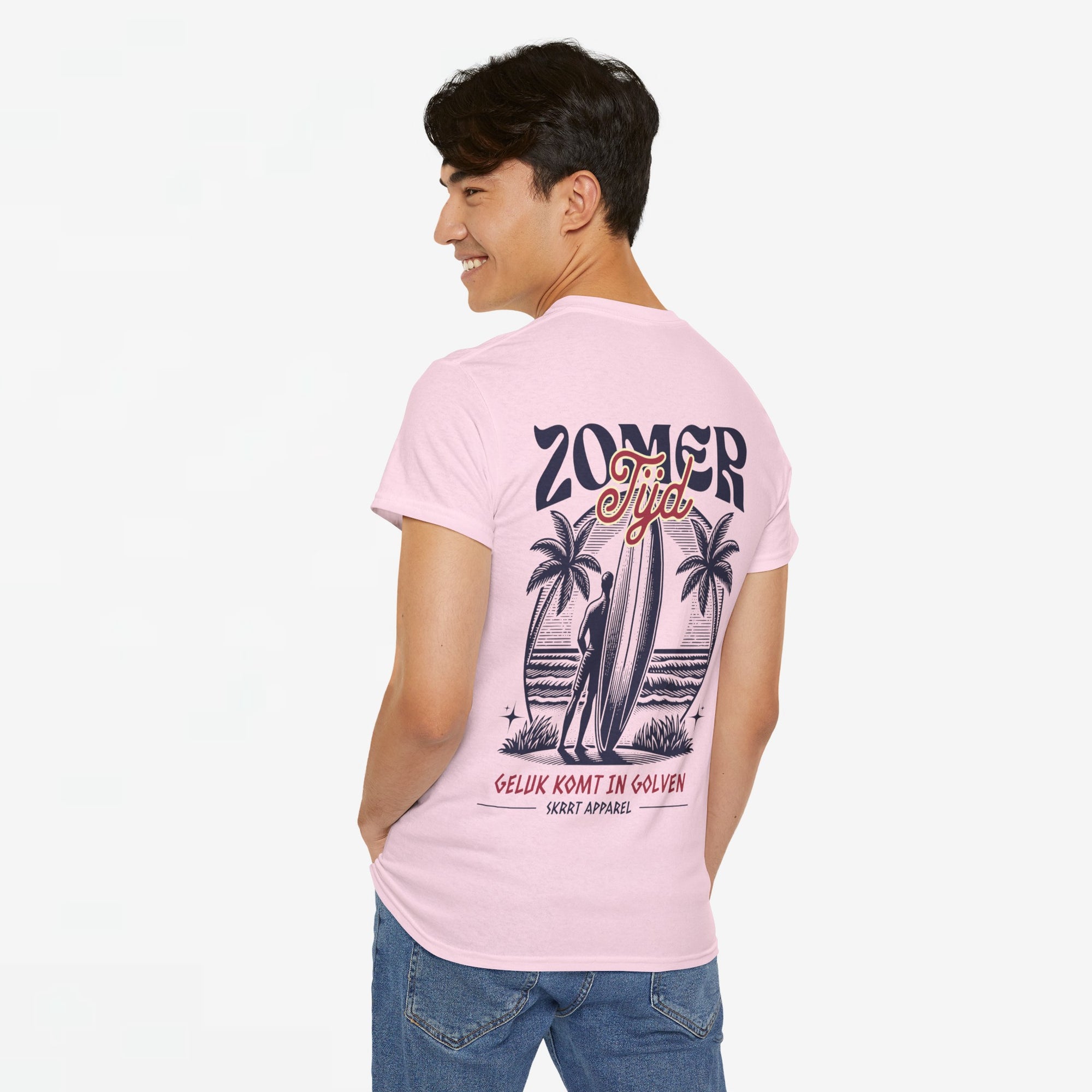Zomer T-shirt voor Heren - Skrrtshirt Zomervakantie Oversized Tee #4- Zomer Tijd
