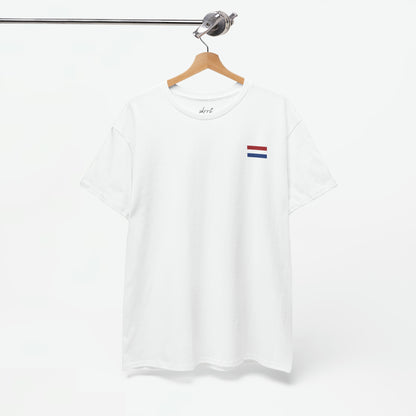 Lam Leve De Koning - oranje tekst | Back Print | Koningsdag T-shirt | Oversized