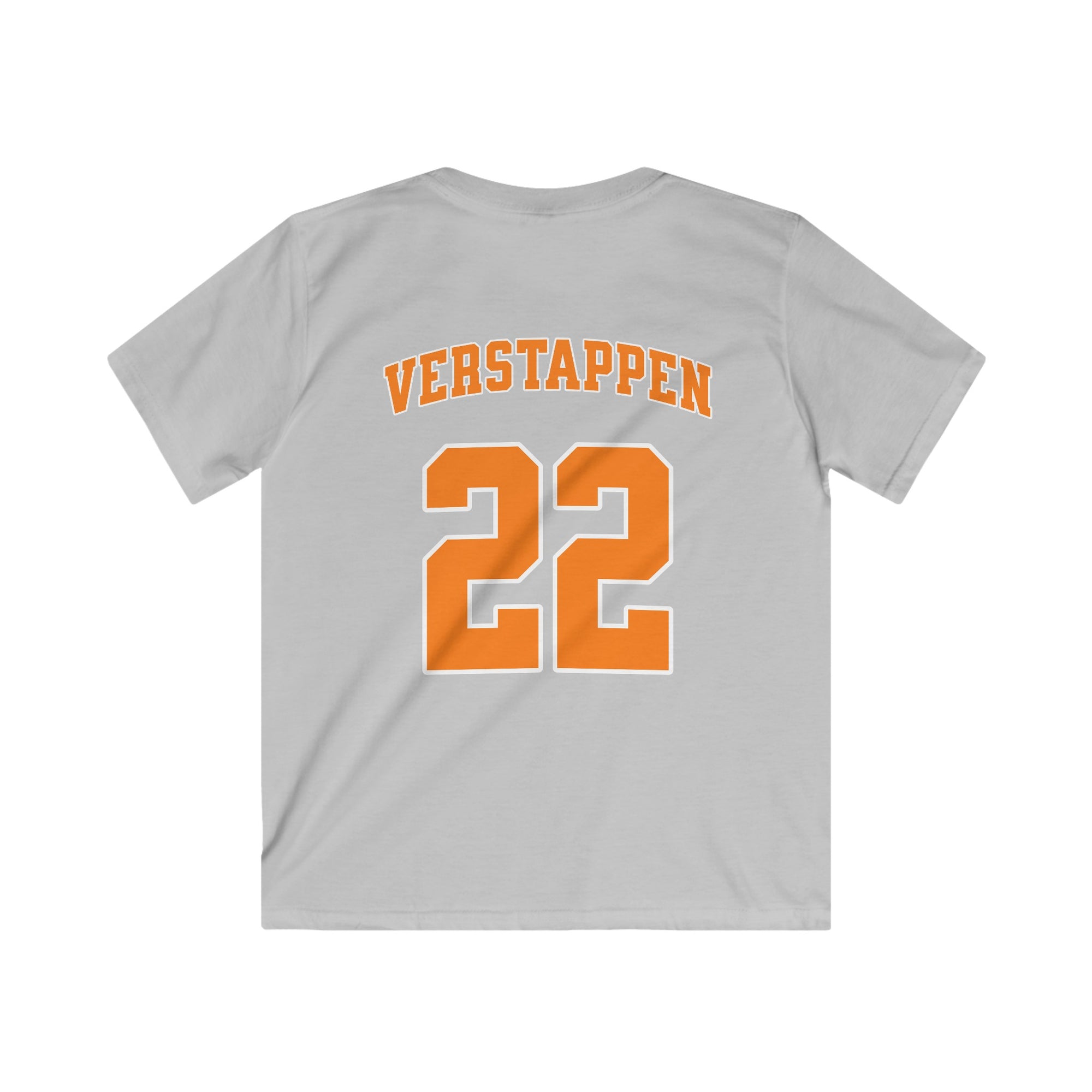 Kind Voetbal T-shirt - EK, WK en Koningsdag Kinderkleding- Personaliseer met Naam & Rugnummer - HOLLAND met Leeuw