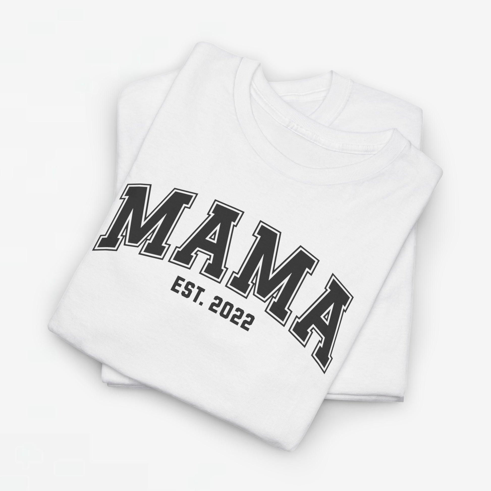 Personalized Mother's Day Mom Gift - T-shirt - MAMA - EST [Year]
