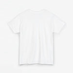 Wit oversized T-shirt, gladde achterkant zonder zichtbare print.