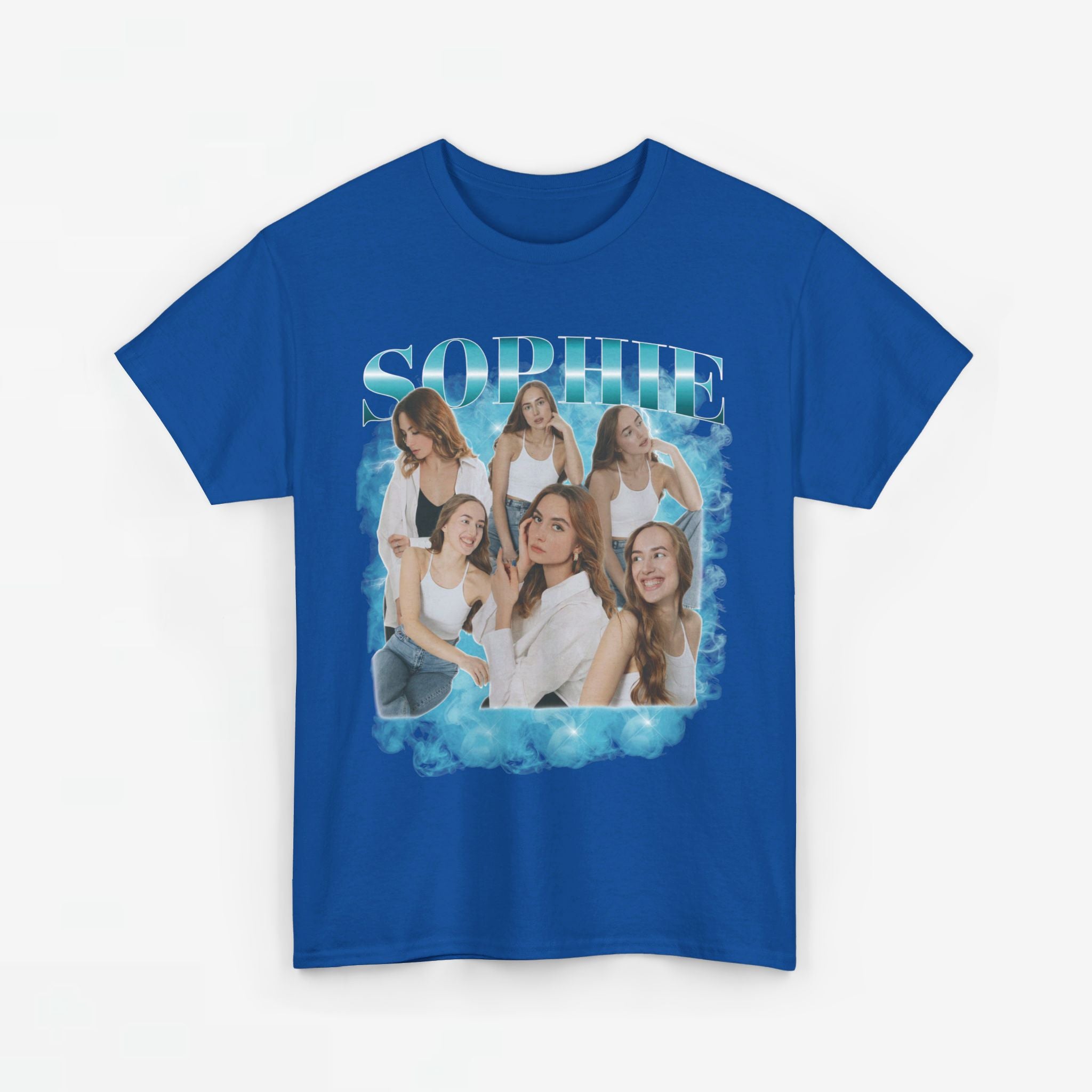 Gepersonaliseerde Cadeau - Vriendin/Vrouw Foto T-shirt - Grappige 90s Bootleg Shirt