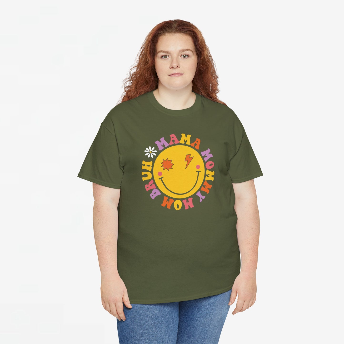 Moederdag Mama Cadeau - T-shirt - Mama Mommy Mom Bruh - Oversized - #35
