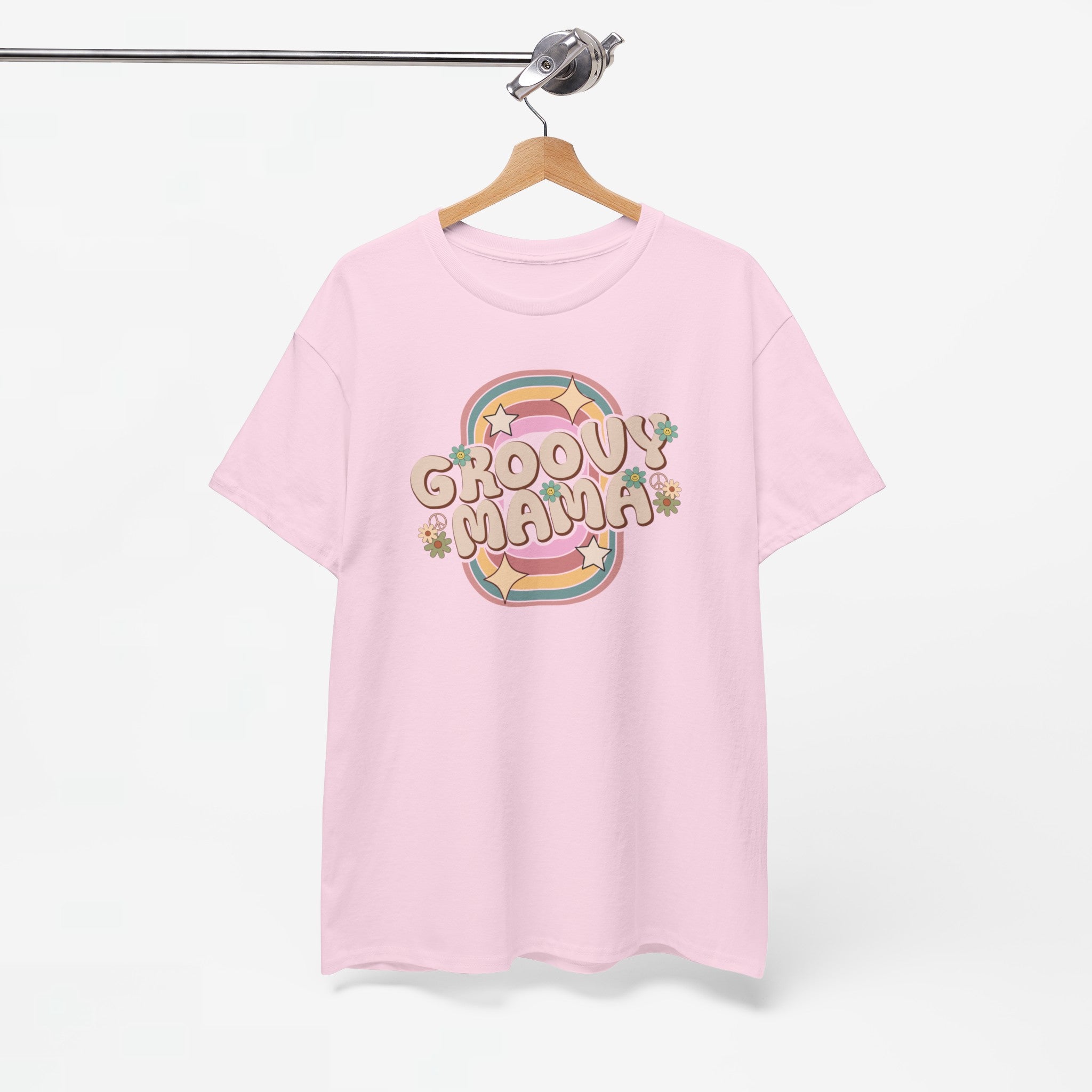 Moederdag Mama Cadeau - T-shirt - Groovy Mama - Oversized - #45