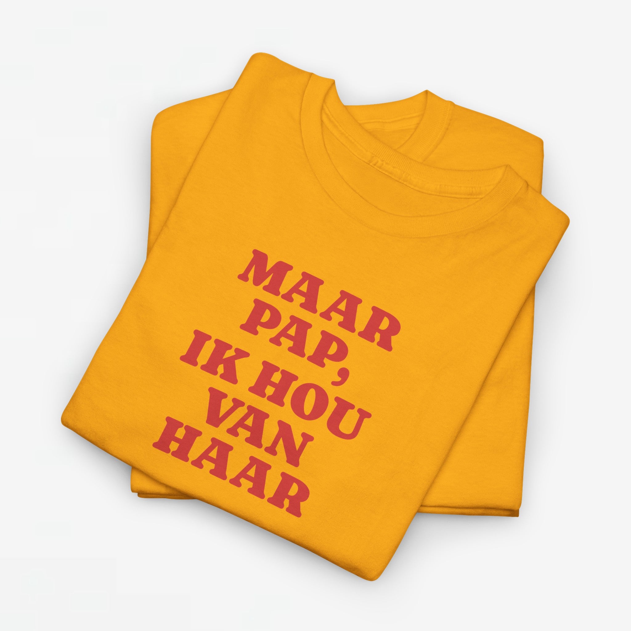 Gay Pride T-shirt -  Maar Pap, Ik Hou Van Haar - Oversized Tee