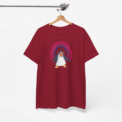Gay Pride T-shirt - Bi Penguin - Oversized #59
