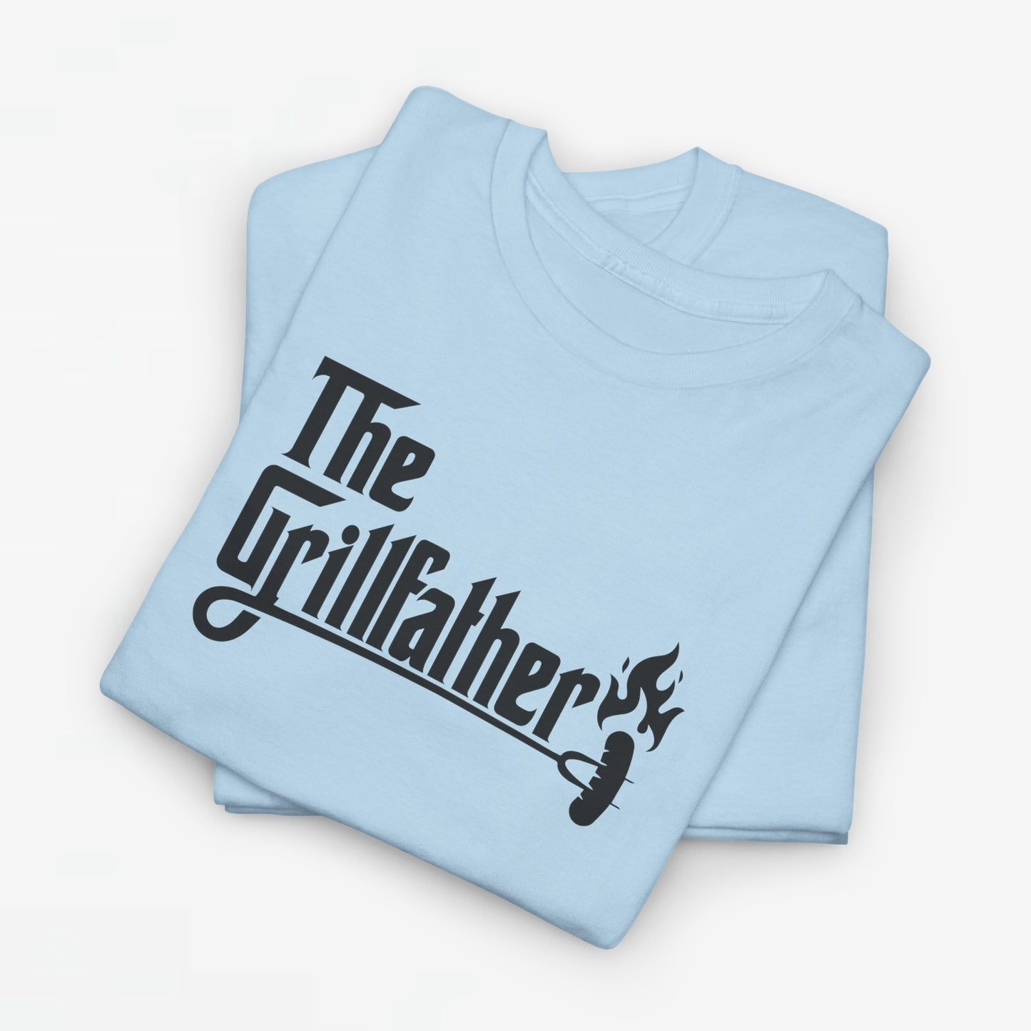 Vaderdag Papa Cadeau - T-shirt - The Grillfather (zwarte tekst) Oversized #2