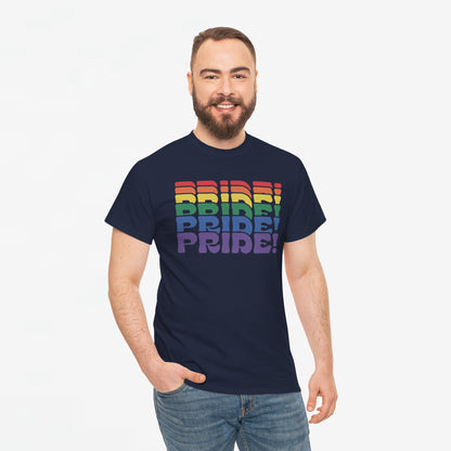 Gay Pride T-shirt - PRIDE! - Oversized #46