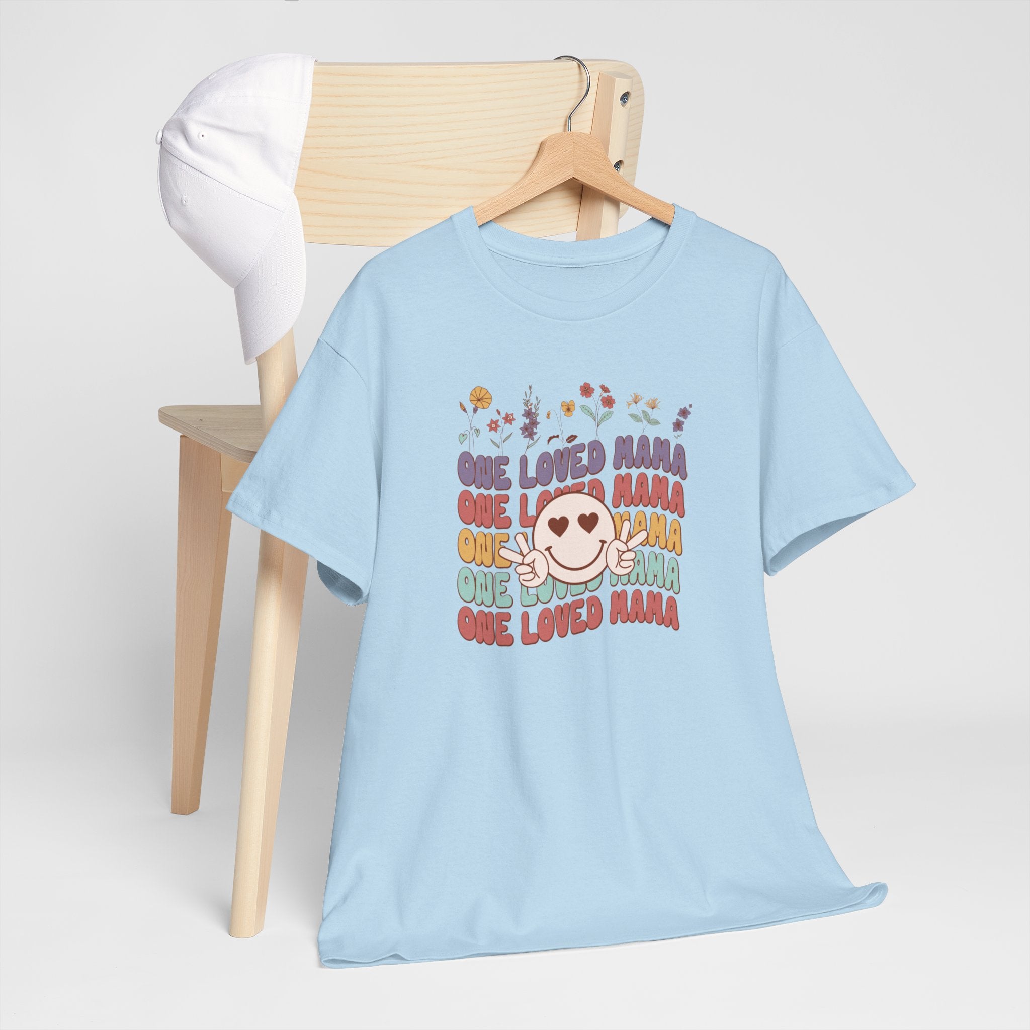 Moederdag Mama Cadeau - T-shirt - One Loved Mama - Oversized - #52