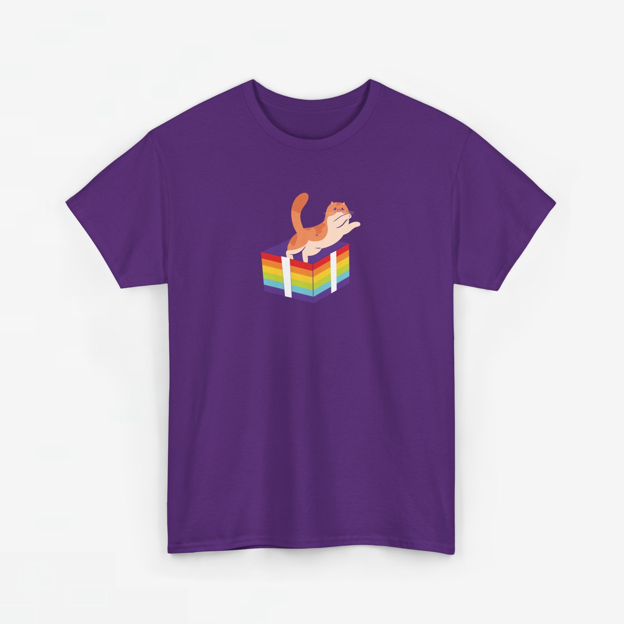 Gay Pride T-shirt - Kat Regenboog - Oversized #57