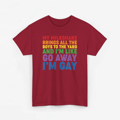 Gay Pride T-shirt - Go Away I'm Gay - Oversized #45