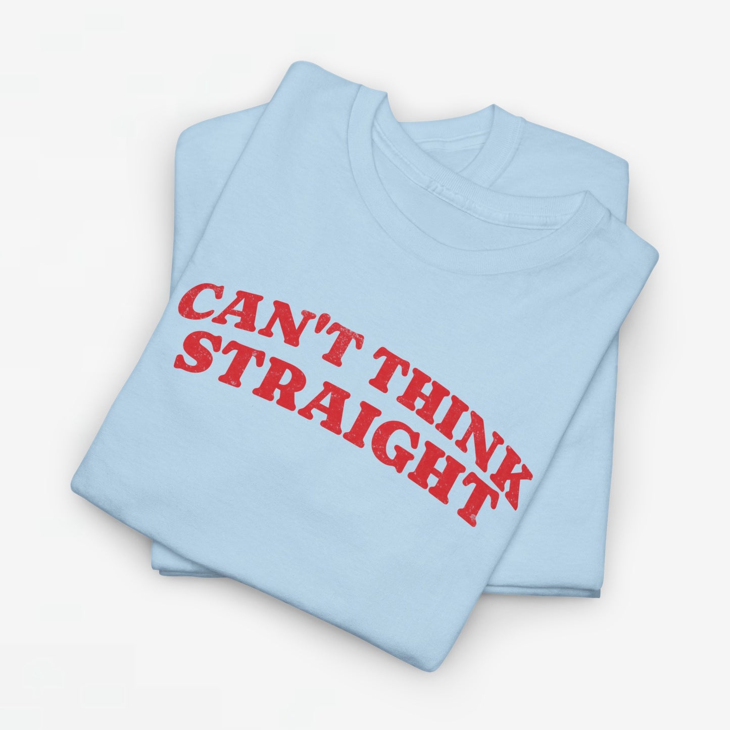 Gay Pride T-shirt -  Can't Think Straight - Oversized Tee