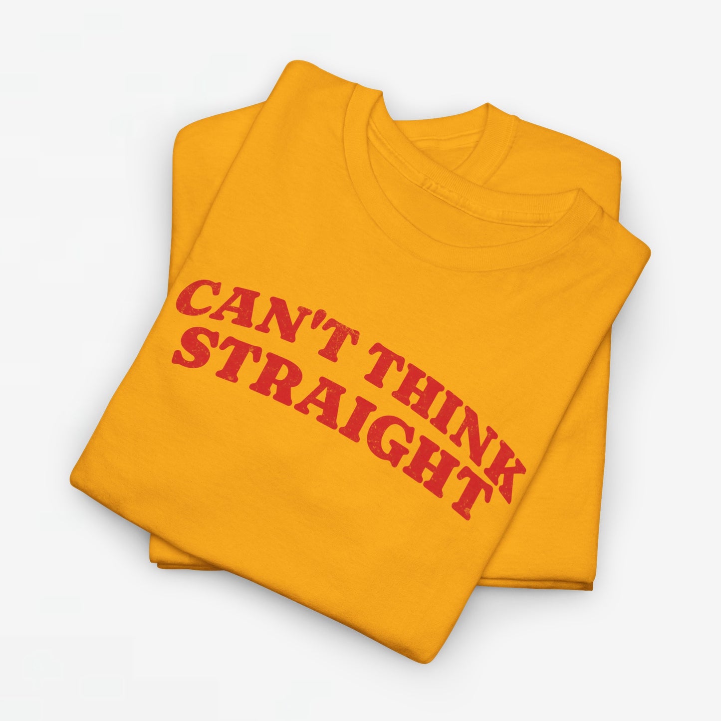 Gay Pride T-shirt -  Can't Think Straight - Oversized Tee