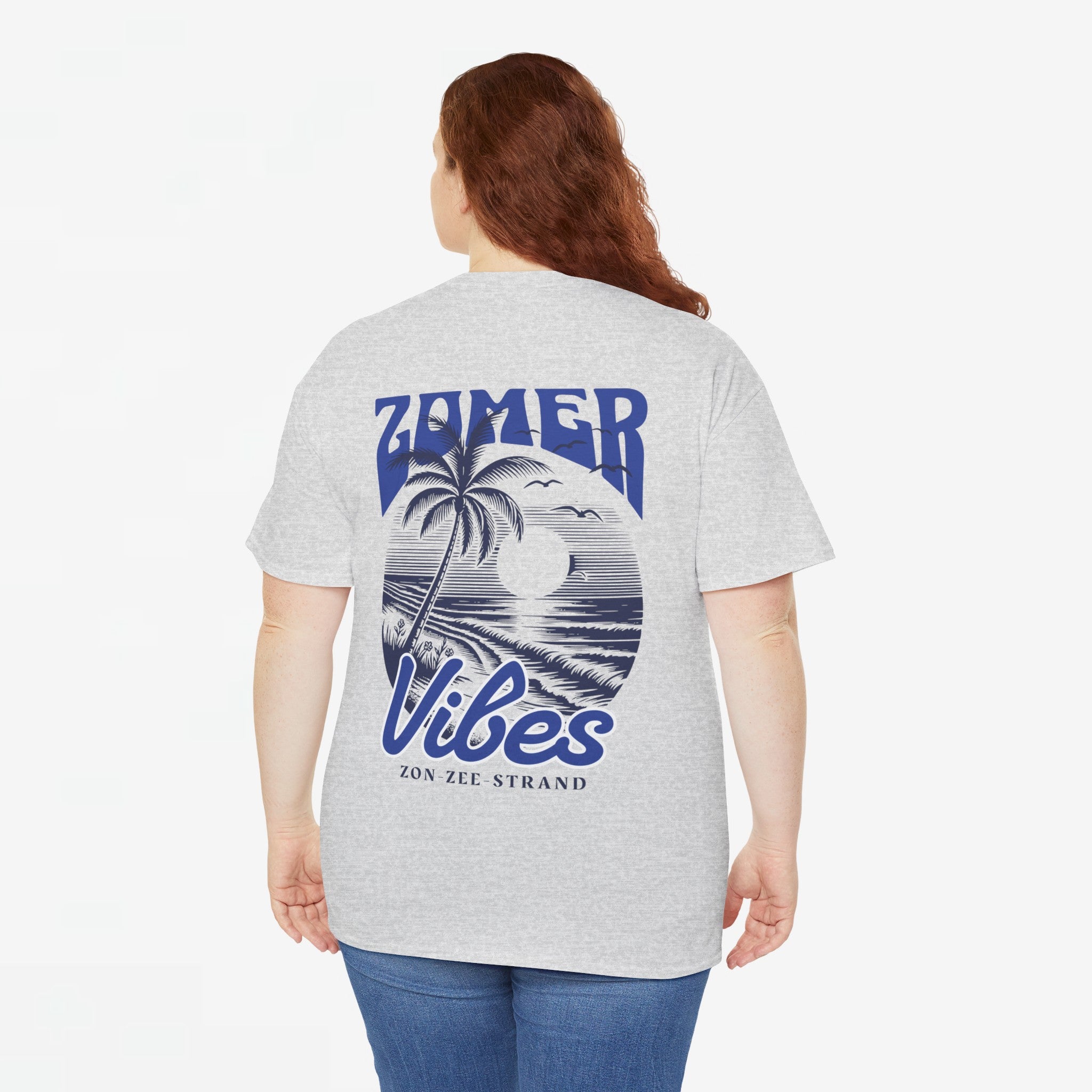 Zomer T-shirt voor Dames - Skrrtshirt Zomervakantie Oversized Tee #3- Zomer Vibes