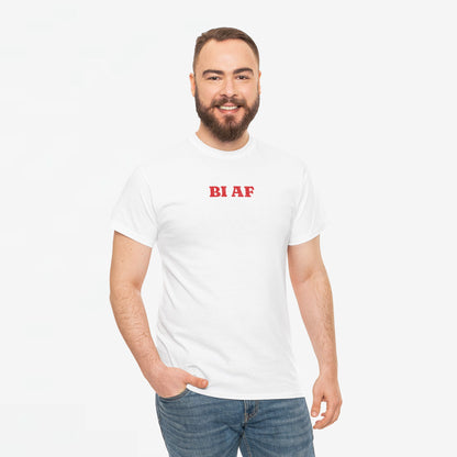 Gay Pride T-shirt -  BI AF - Oversized Tee