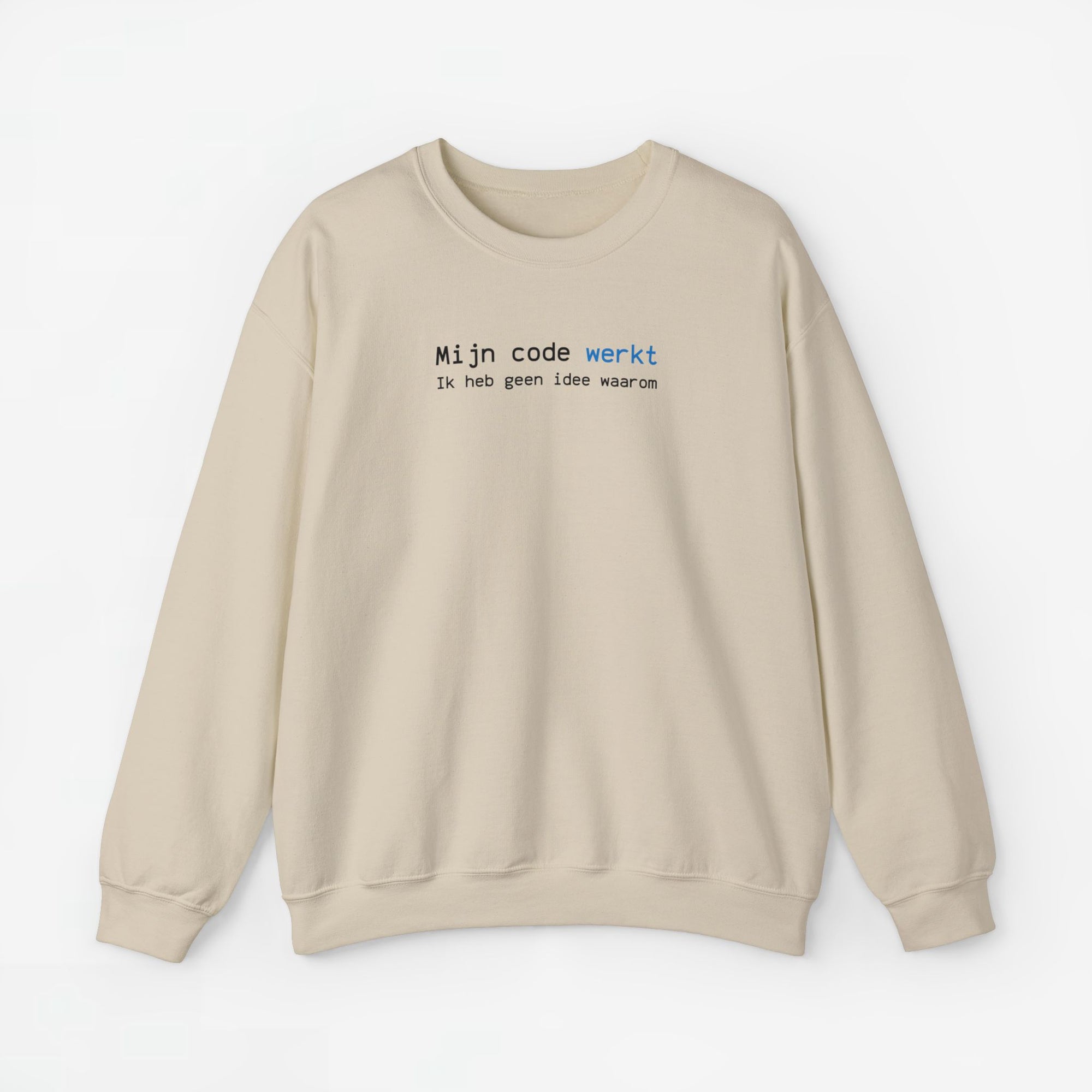 Mijn code werkt - ICT Beroep - Trui met Print voor Hem / Haar