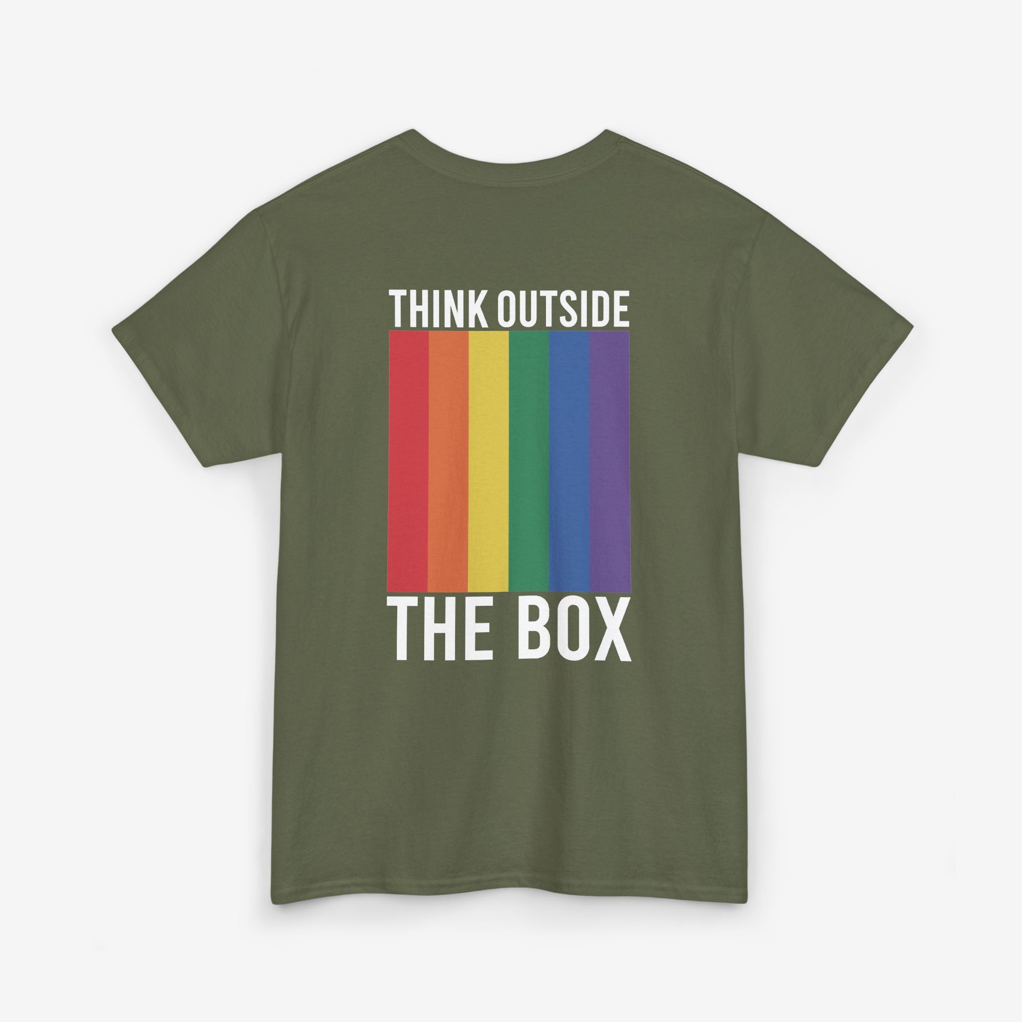 Gay Pride T-shirt - Think Outside The Box | SkrrtShirt