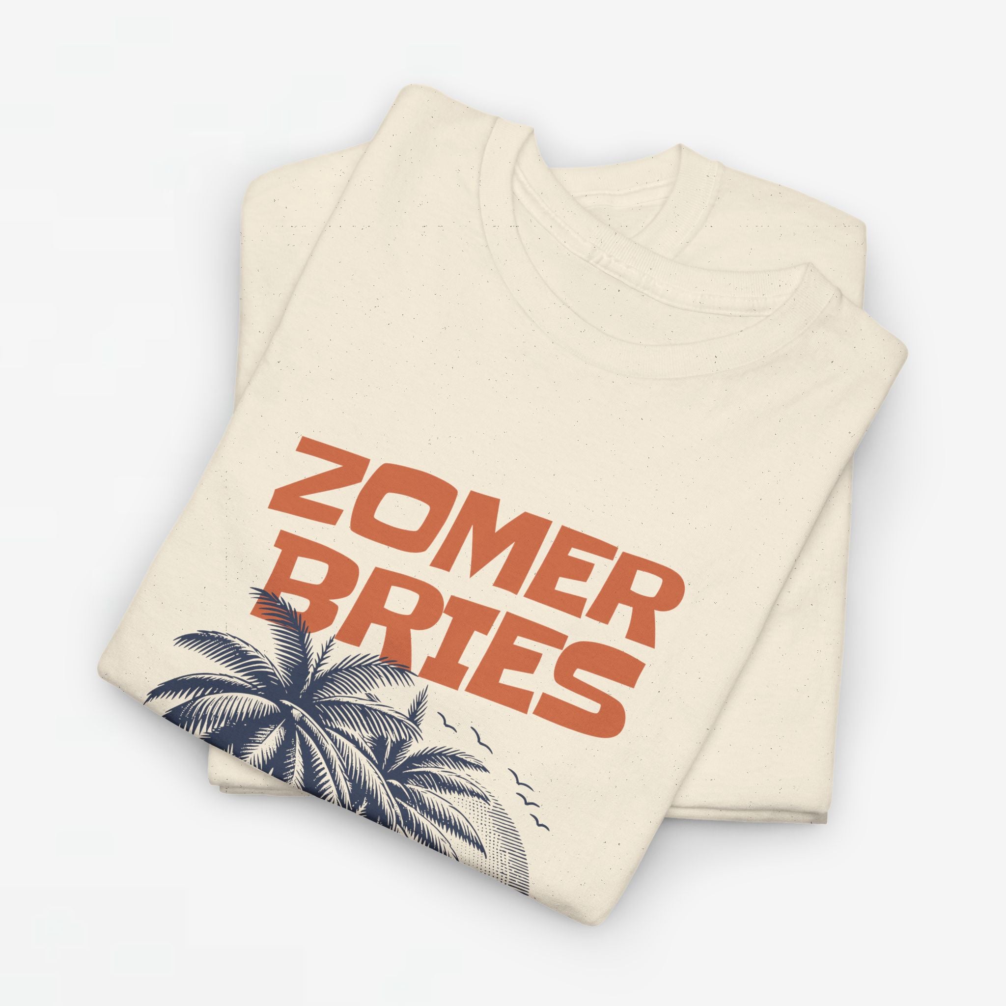 Heren Zomer Oversized T-shirt met print - Zomer Bries