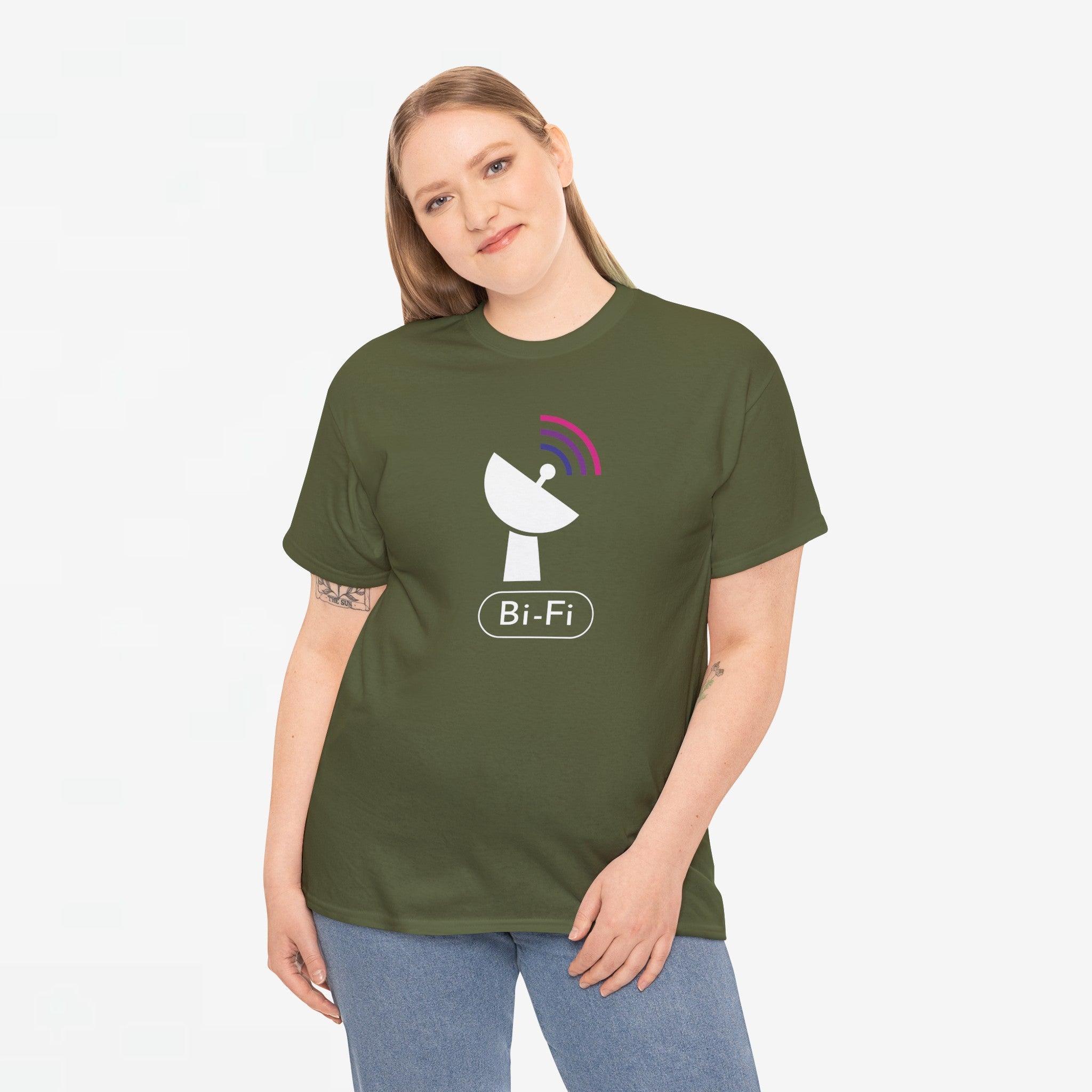 Gay Pride T-shirt - Bi Fi - Oversized #58